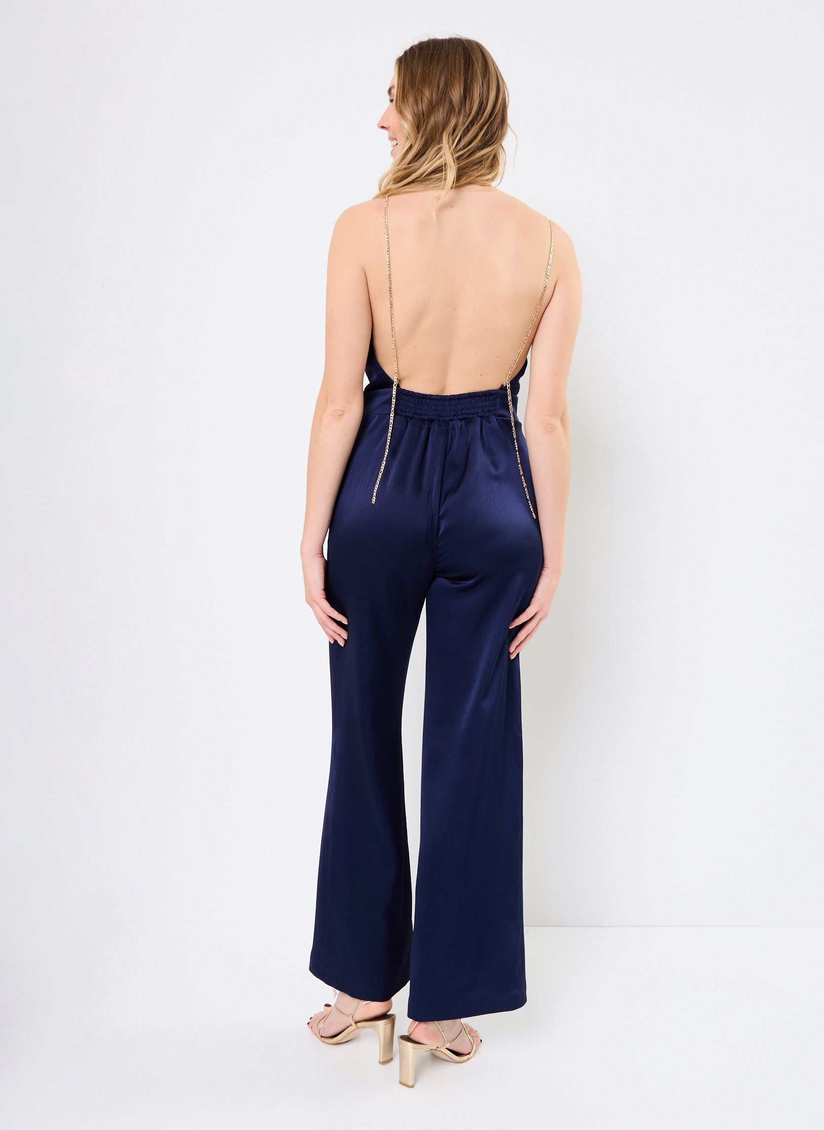 Jumpsuits Twist damen blau Suncoo Jumpsuits Twist damen blau Bleu nuit