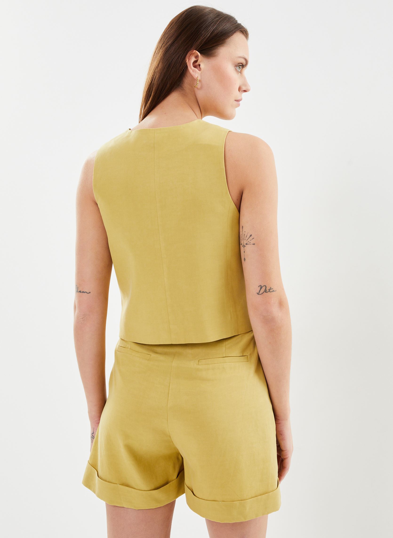 Gilets Gina femme jaune Suncoo Gilets Gina femme jaune Olive