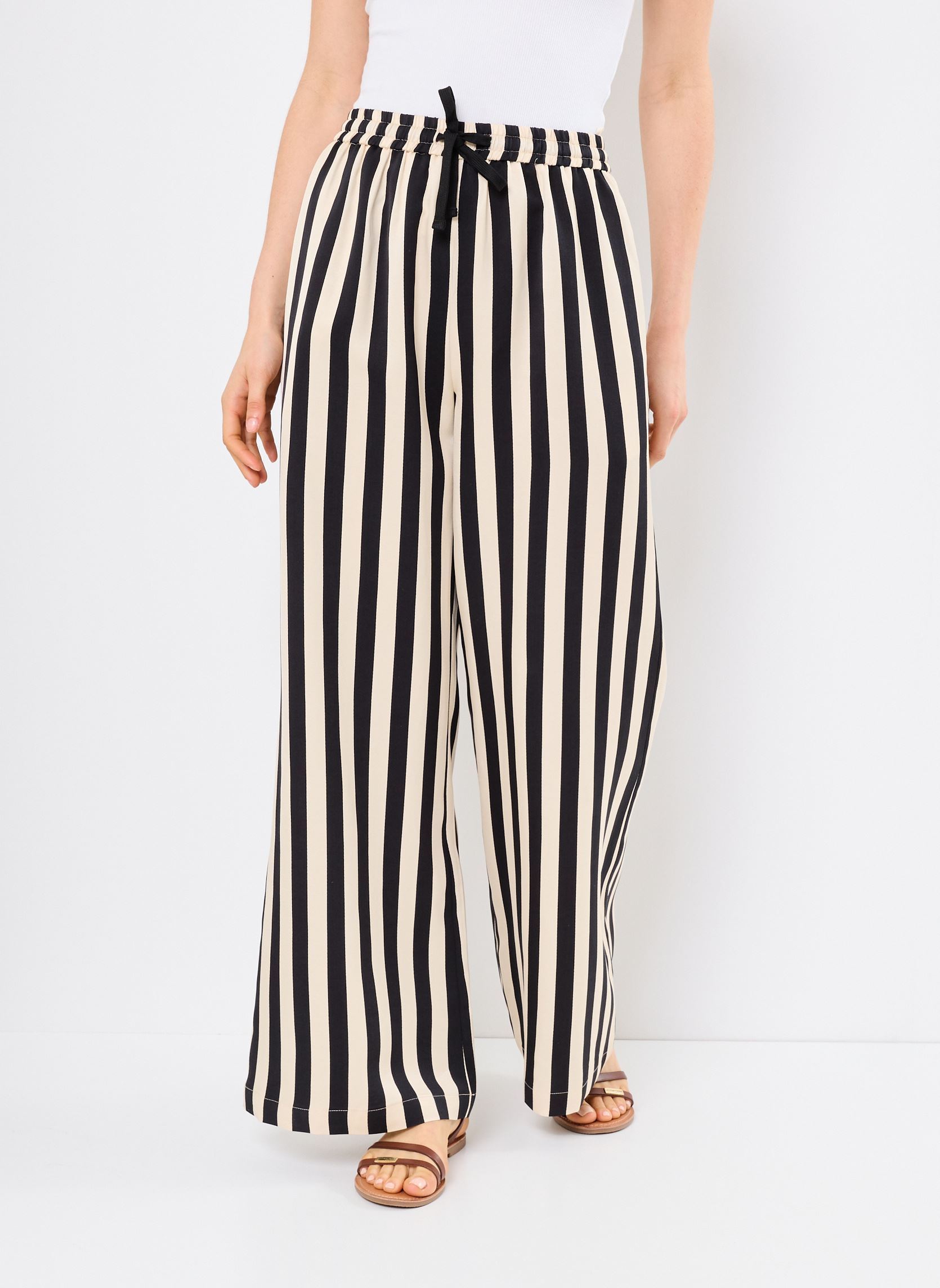 Pantalons larges Jerry femme noir Suncoo Pantalons larges Jerry femme noir NOIR