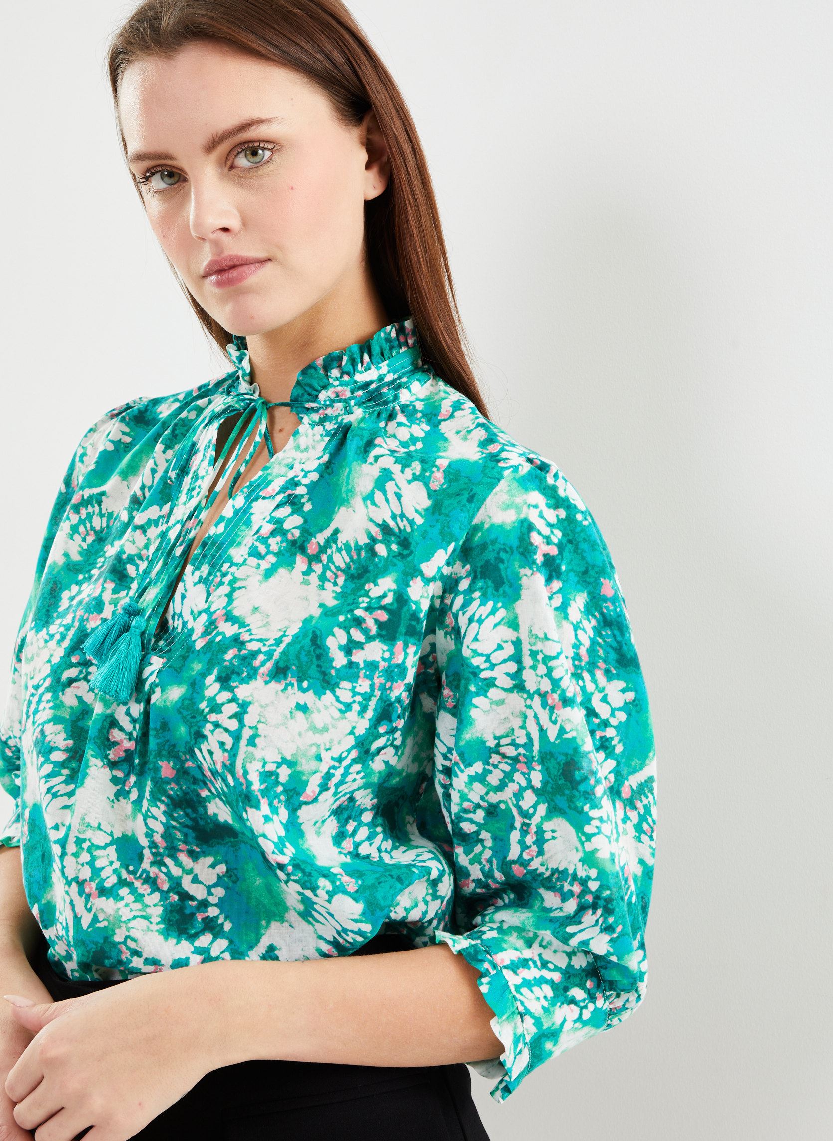 Blusas de manga larga Lamar mujer verde Suncoo Blusas de manga larga Lamar mujer verde Vert