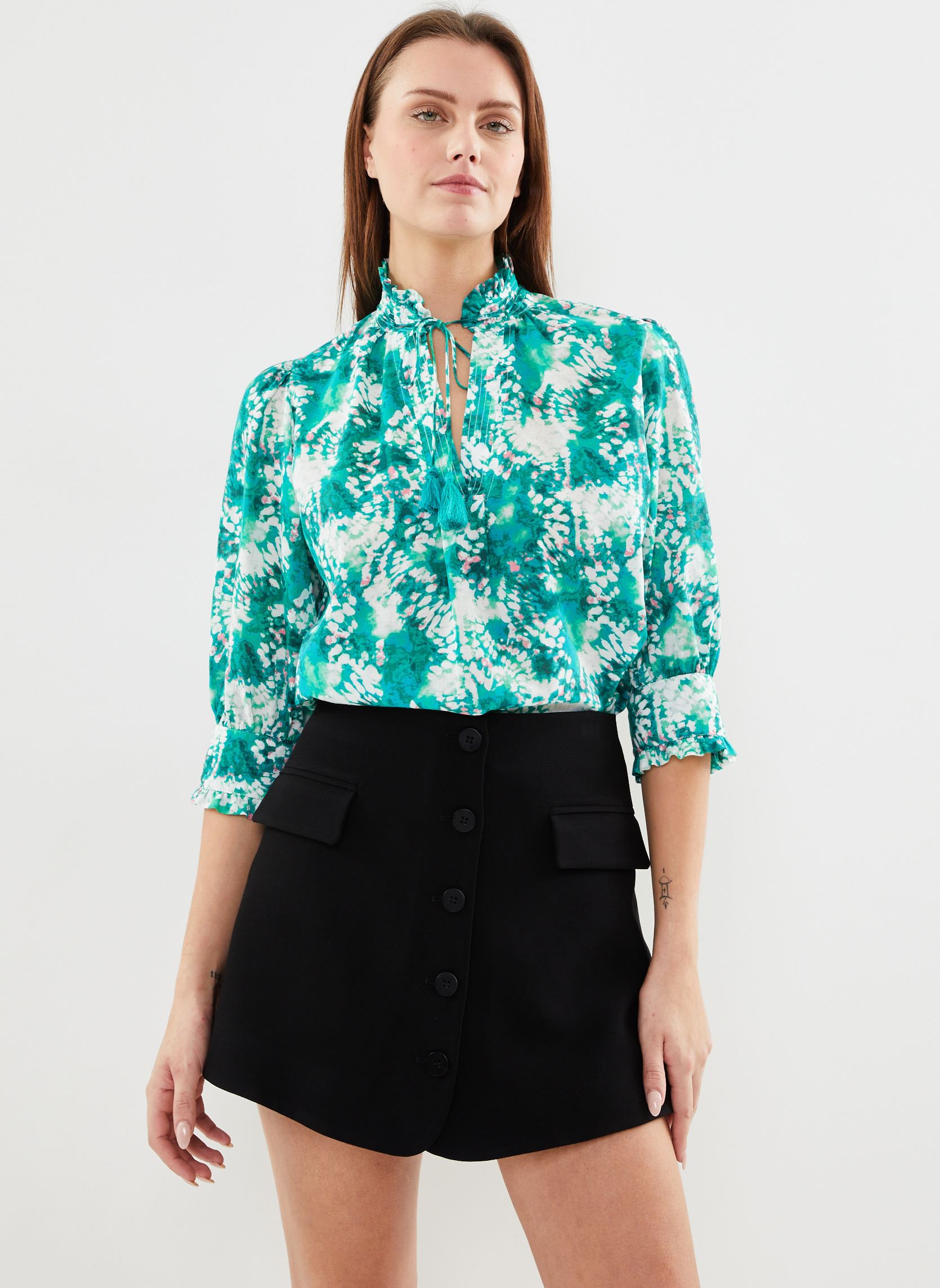 Blusas de manga larga Lamar mujer verde Suncoo Blusas de manga larga Lamar mujer verde Vert