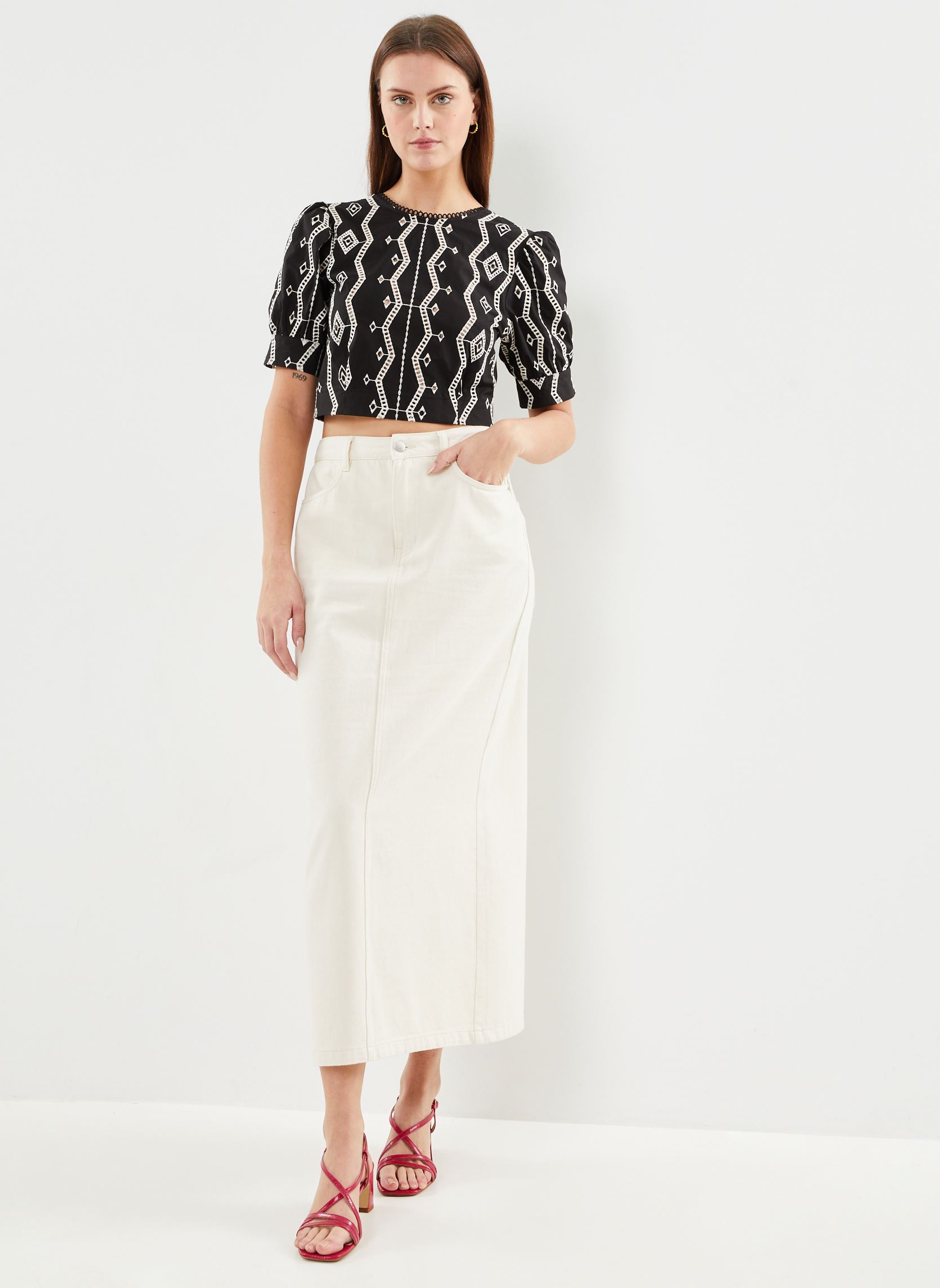 Tee-shirts manches courtes Lalie femme noir Suncoo Tee-shirts manches courtes Lalie femme noir NOIR
