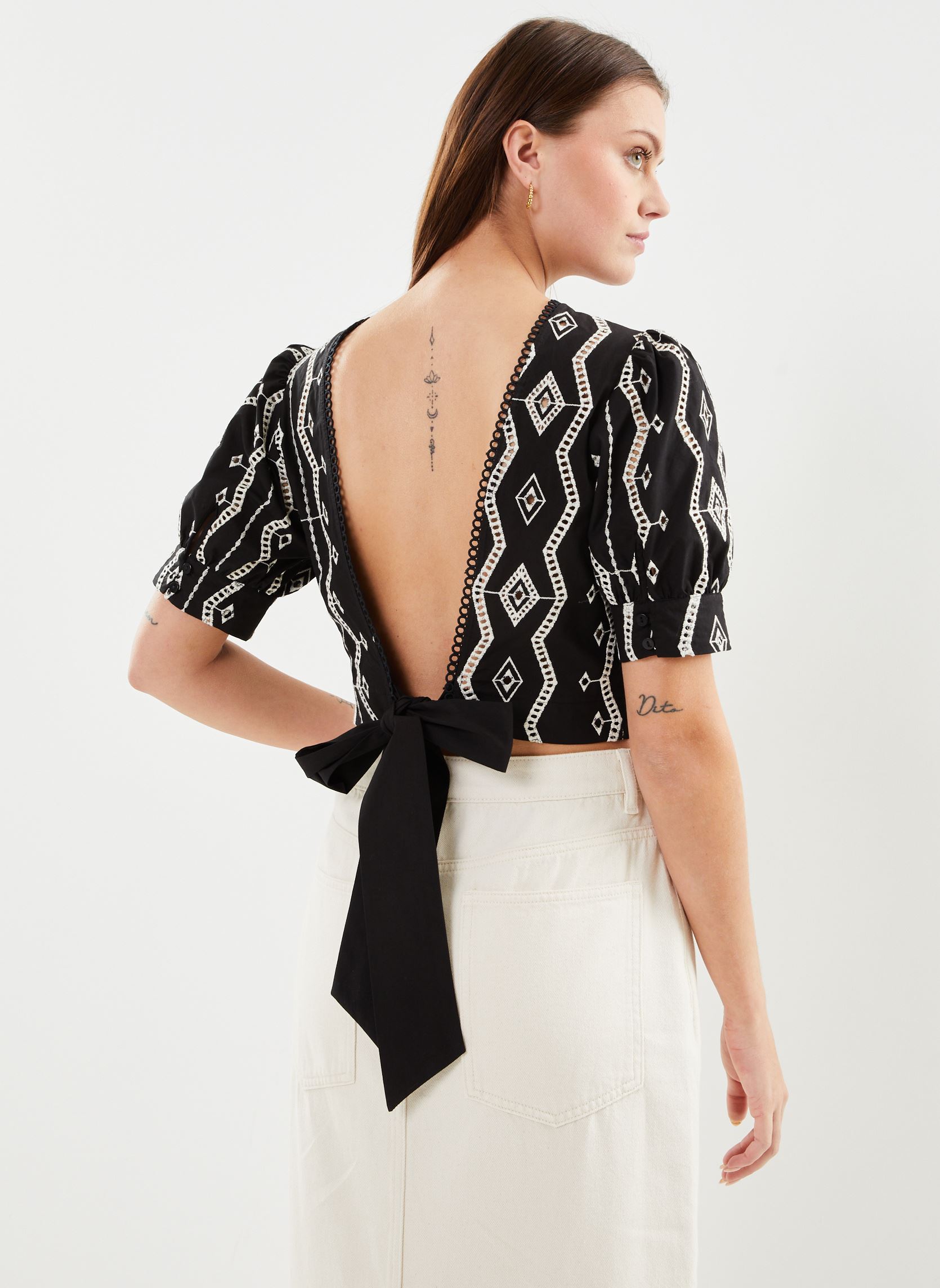 Tee-shirts manches courtes Lalie femme noir Suncoo Tee-shirts manches courtes Lalie femme noir NOIR