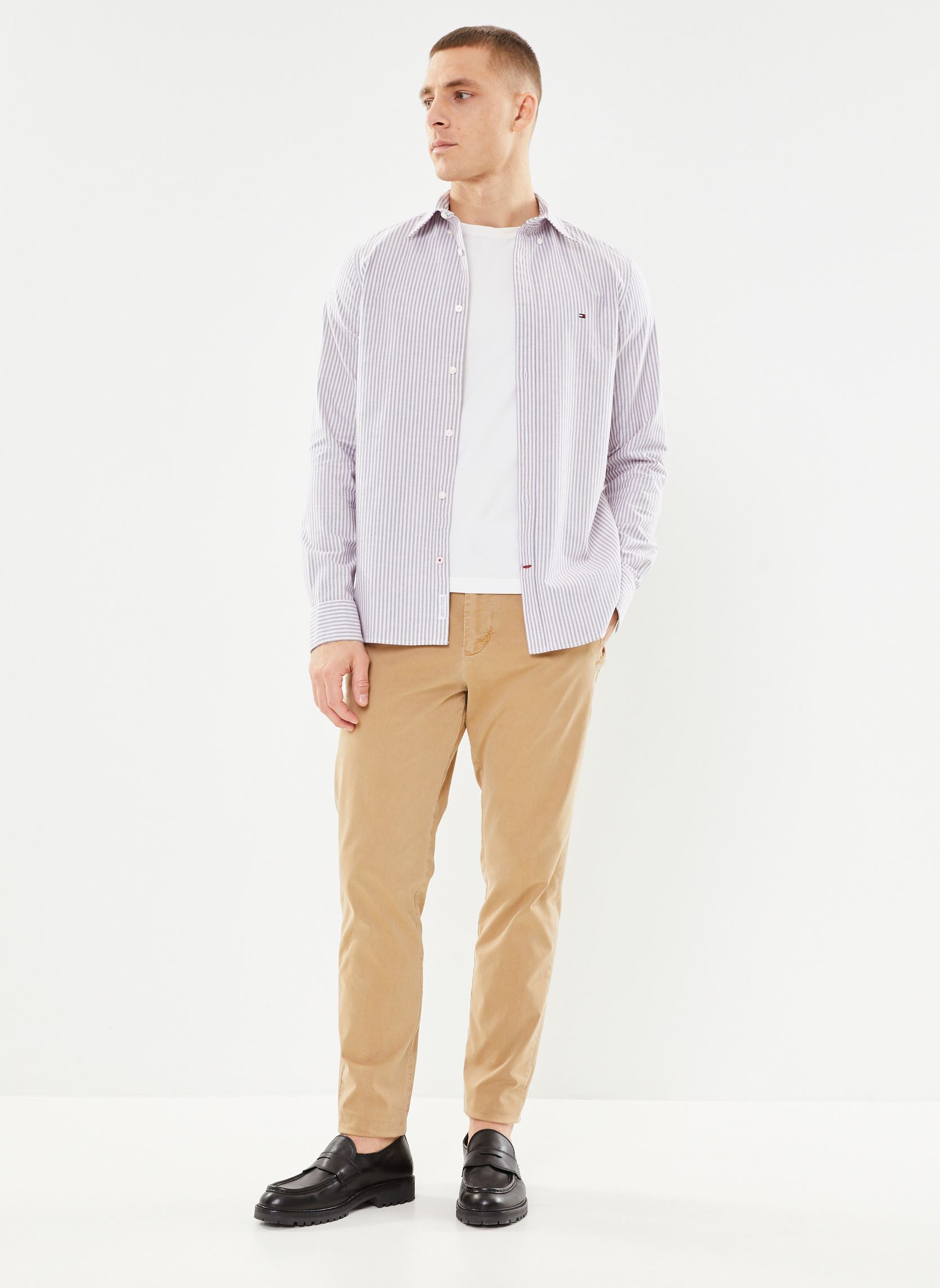 Pantalons chino Dc Harlem Po Premium homme vert Tommy Hilfiger Pantalons chino Dc Harlem Po Premium homme vert KHAKI