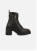 Bottines Chelsea GIOSEPPO Pour Femme - Cuir Noir Et Caramel - Élastiques Latéraux - Semelle TPR - Style Basique Quotidien - 11