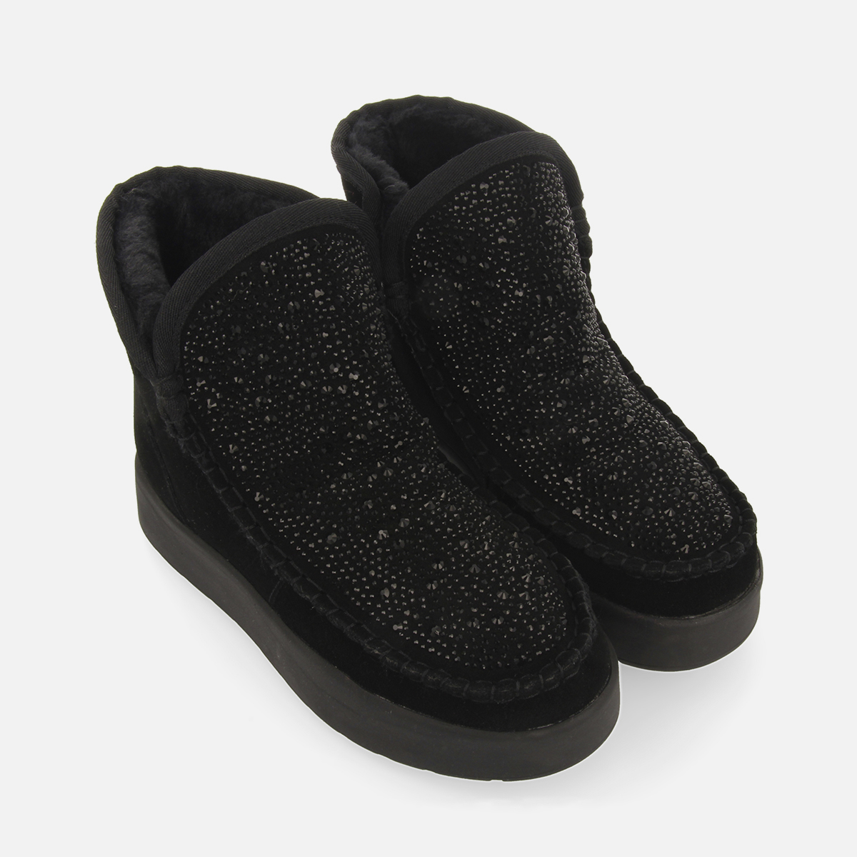 Bottes Australiennes BEACH FEET Pour Femme Taille 6 - Cuir Daim Noir, Excellent état - Occasion