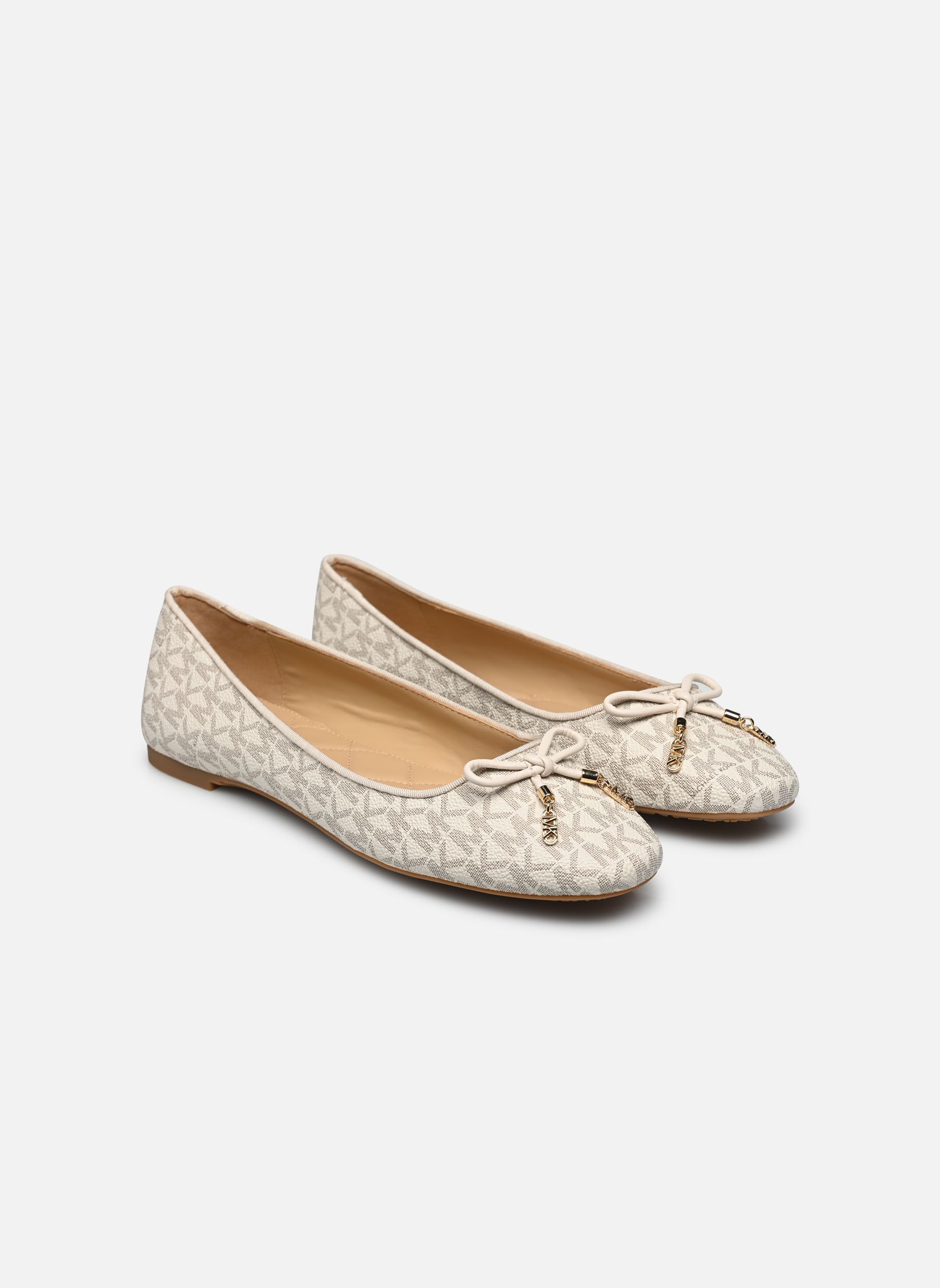 Klassieke ballerina's NORI FLEX FLAT dames wit Michael Michael Kors Klassieke ballerina's NORI FLEX FLAT dames wit Vanilla