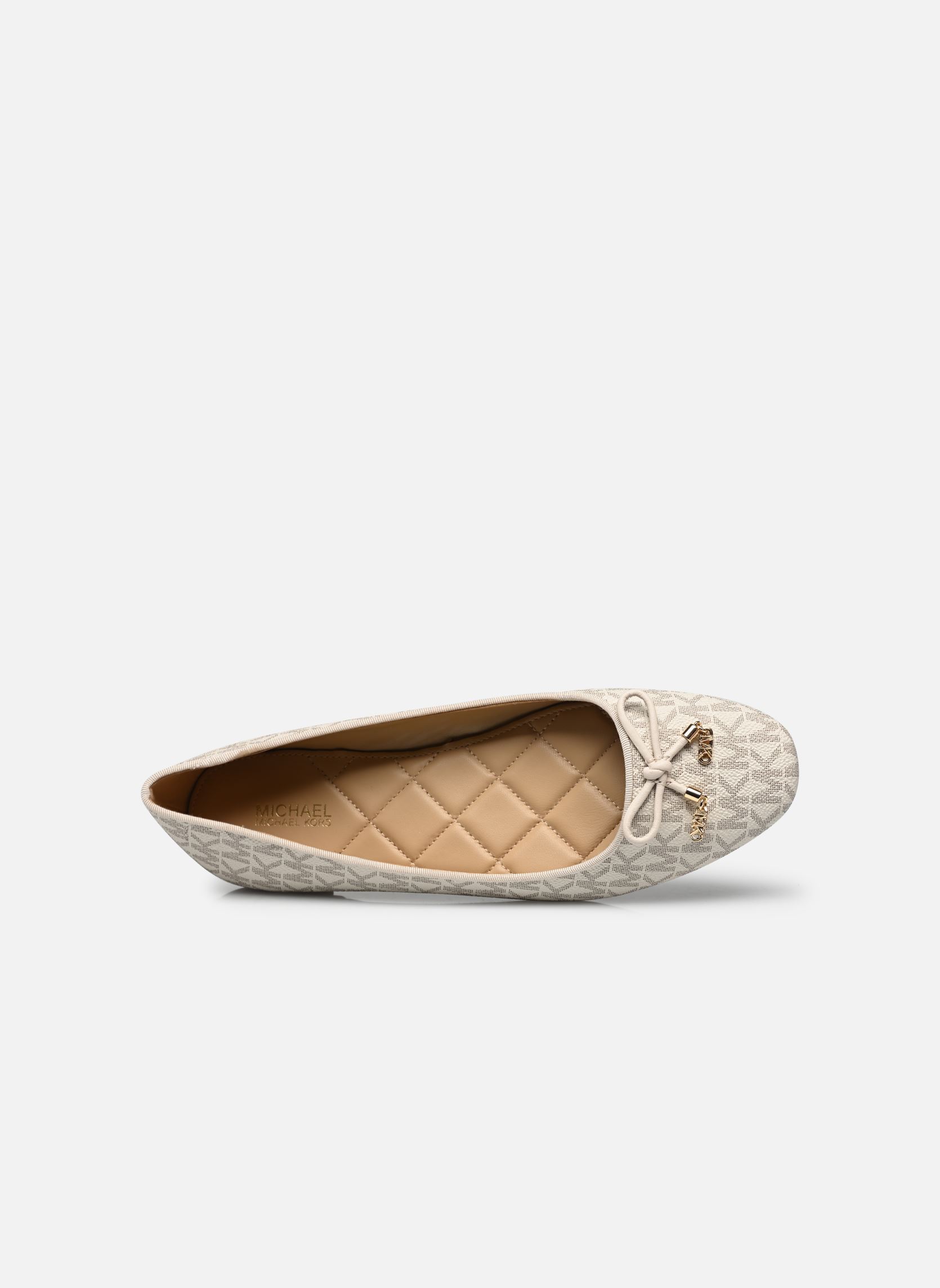 Klassieke ballerina's NORI FLEX FLAT dames wit Michael Michael Kors Klassieke ballerina's NORI FLEX FLAT dames wit Vanilla