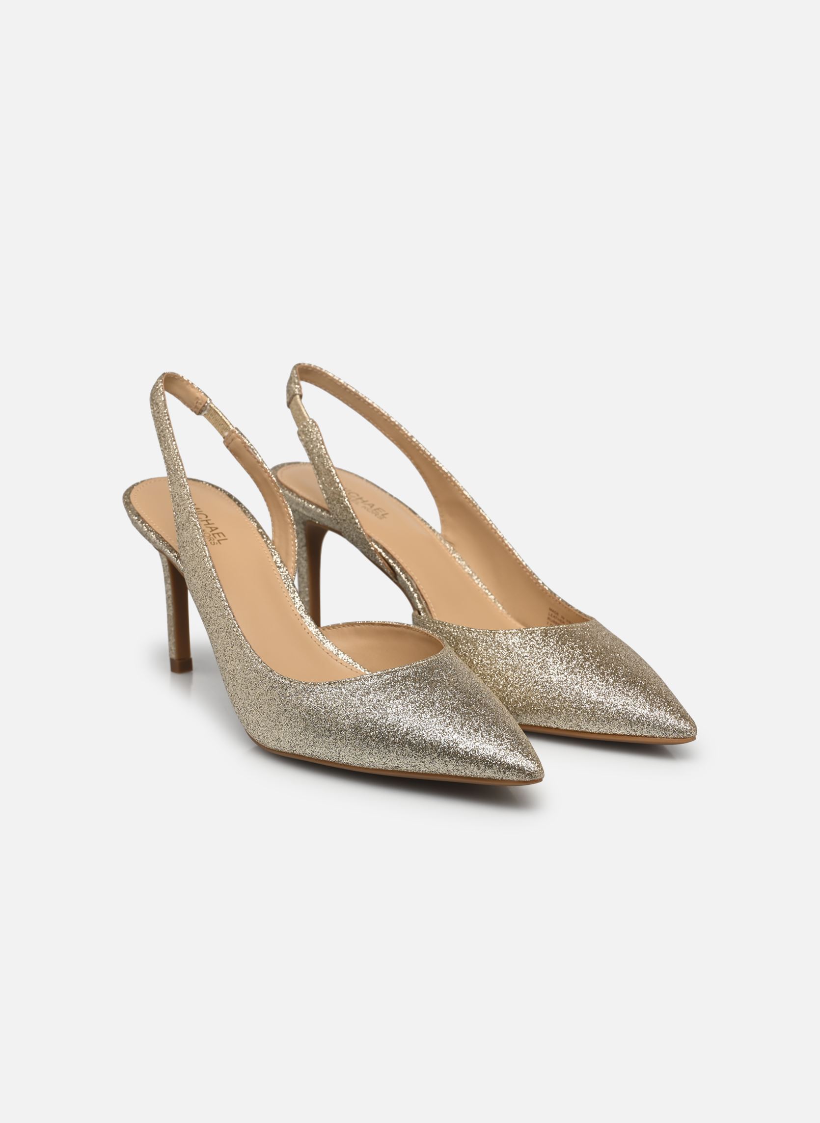 Escarpins à brides ALINA FLEX SLING PUMP femme or et bronze Michael Michael Kors Escarpins à brides ALINA FLEX SLING PUMP femme or et bronze Pale Gold New