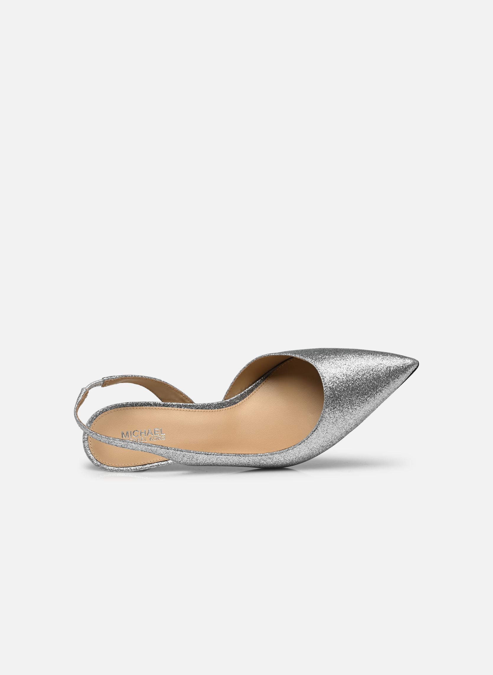 Pumps mit Riemchen ALINA FLEX SLING PUMP damen silber Michael Michael Kors Pumps mit Riemchen ALINA FLEX SLING PUMP damen silber Silver