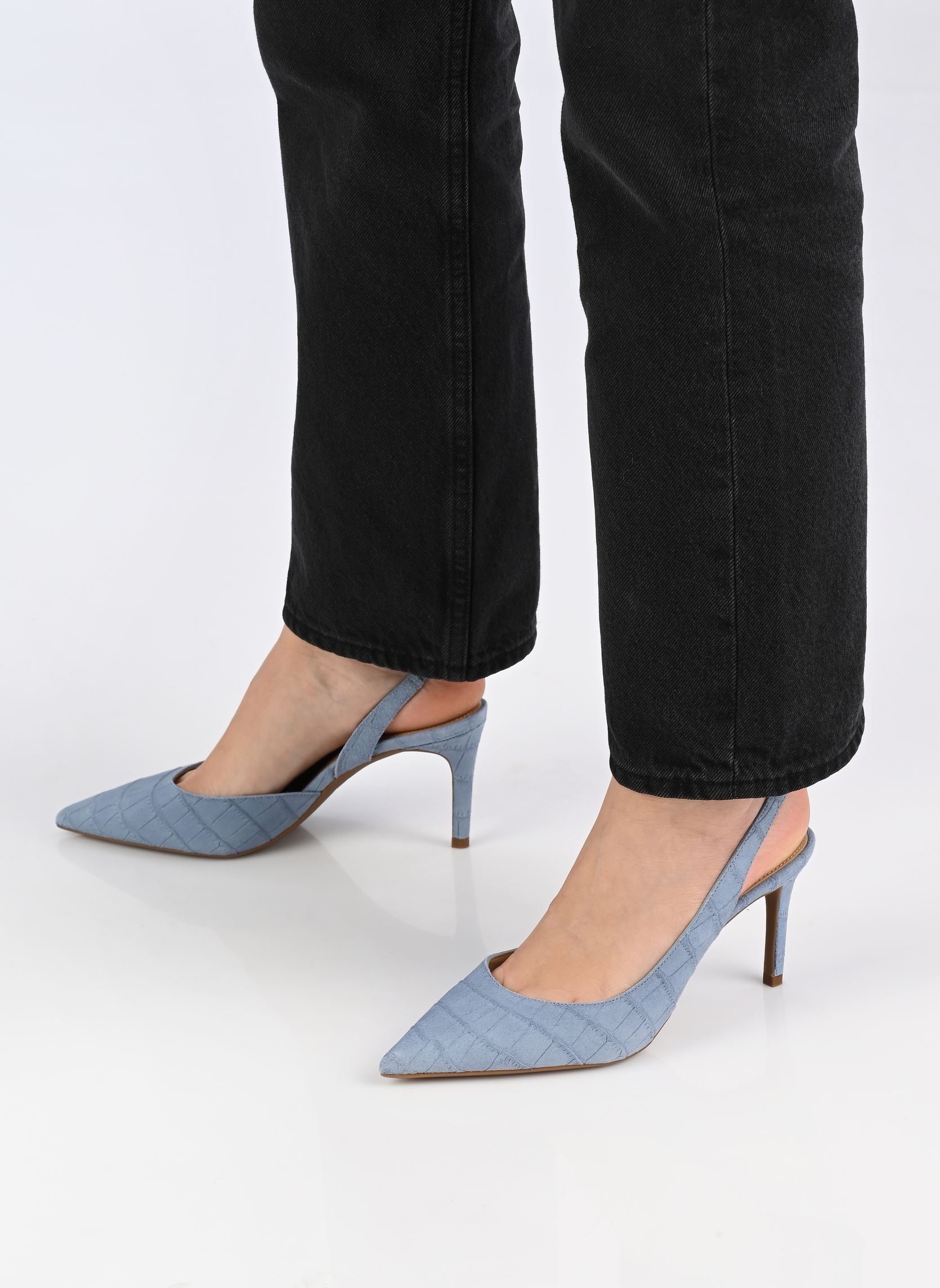 Escarpins à brides ALINA FLEX SLING PUMP femme bleu Michael Michael Kors Escarpins à brides ALINA FLEX SLING PUMP femme bleu CHAMBRAY 464