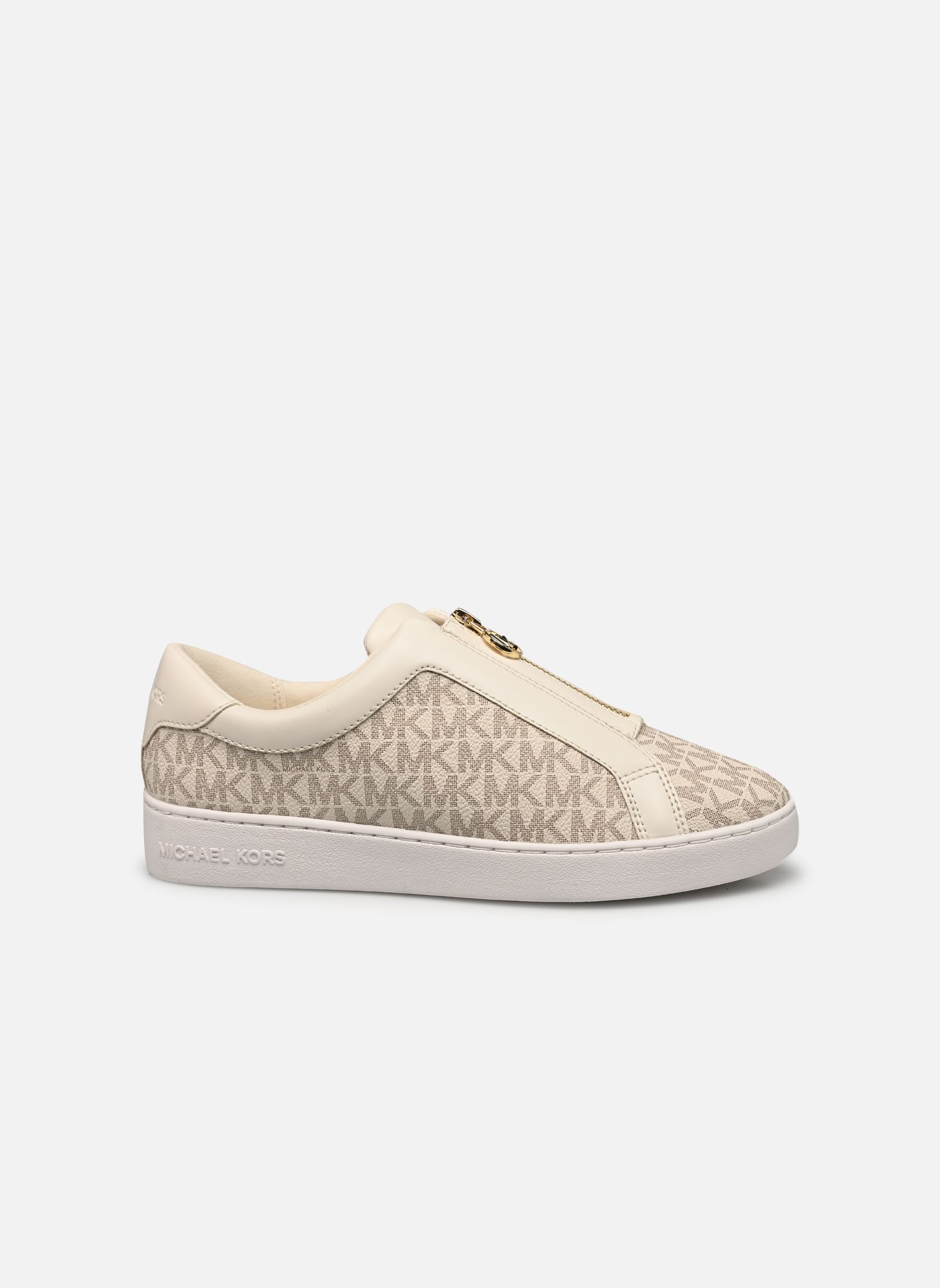 Baskets basses KEATON ZIP SLIP ON femme blanc Michael Michael Kors Baskets basses KEATON ZIP SLIP ON femme blanc Vanilla