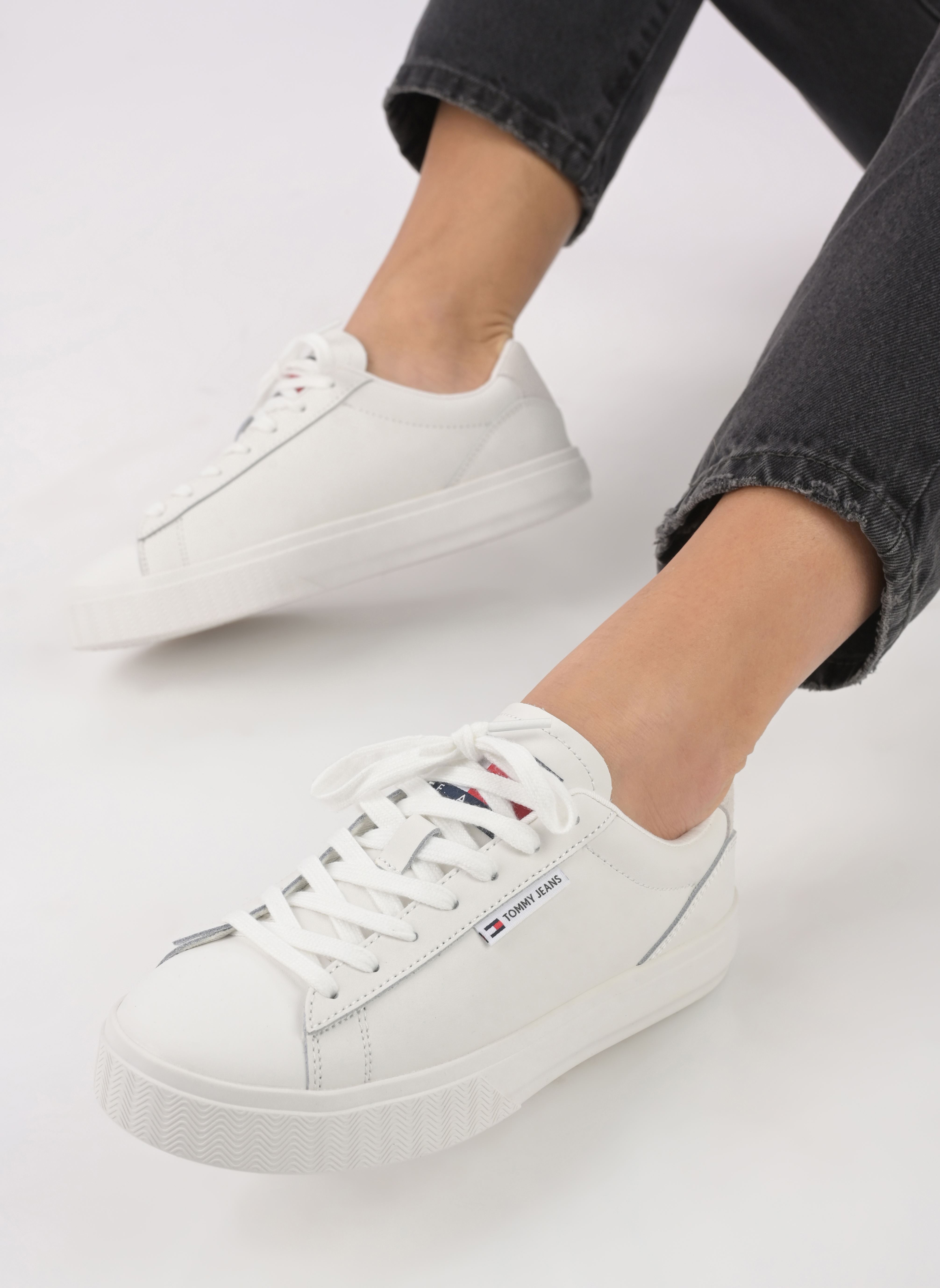 Baskets TJW CUPSOLE SNEAKER femme blanc Tommy Jeans Baskets TJW CUPSOLE SNEAKER femme blanc ECRU