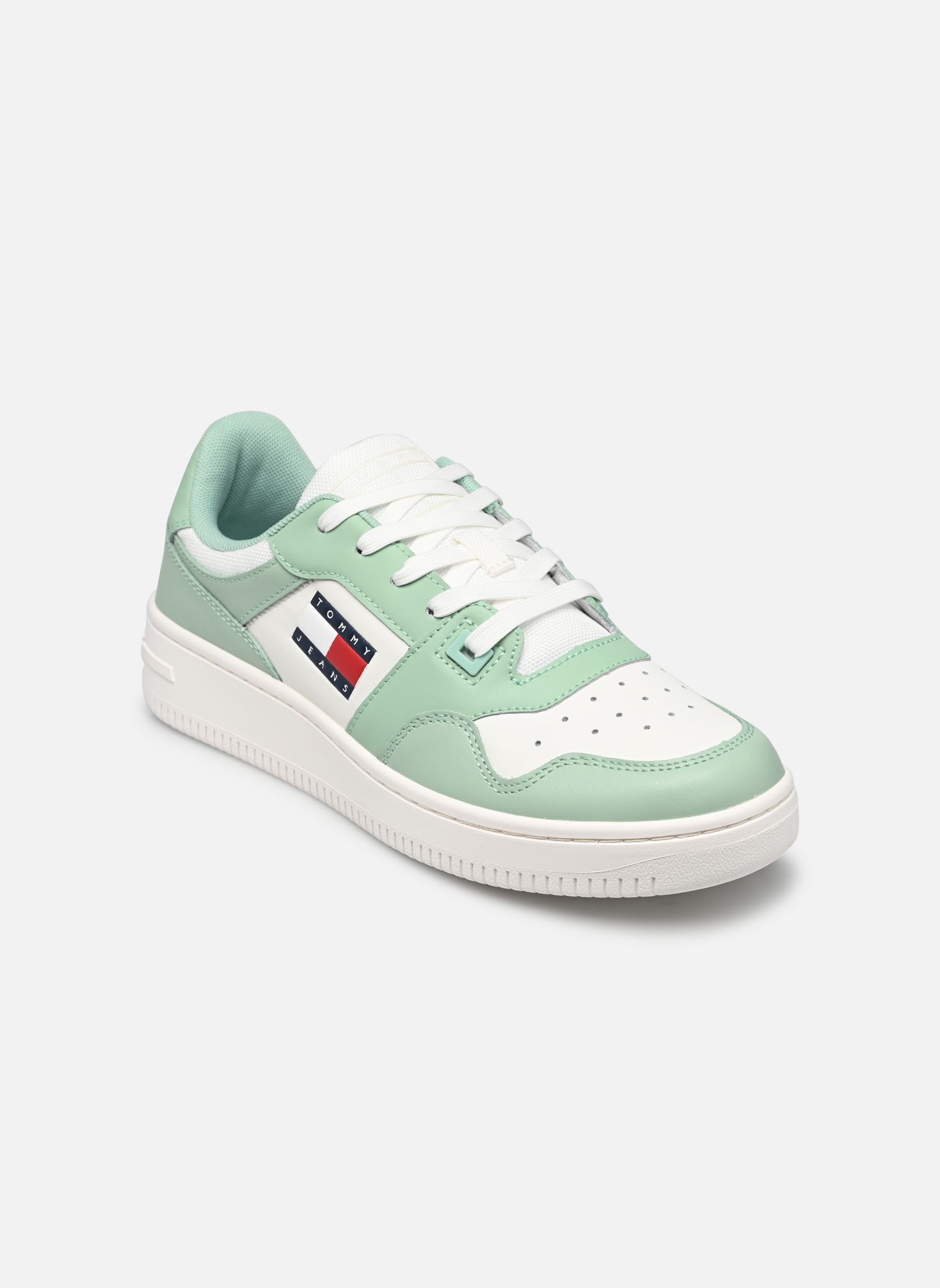 Baskets basses Tommy Jeans retro basket leisure trainers - vue 3