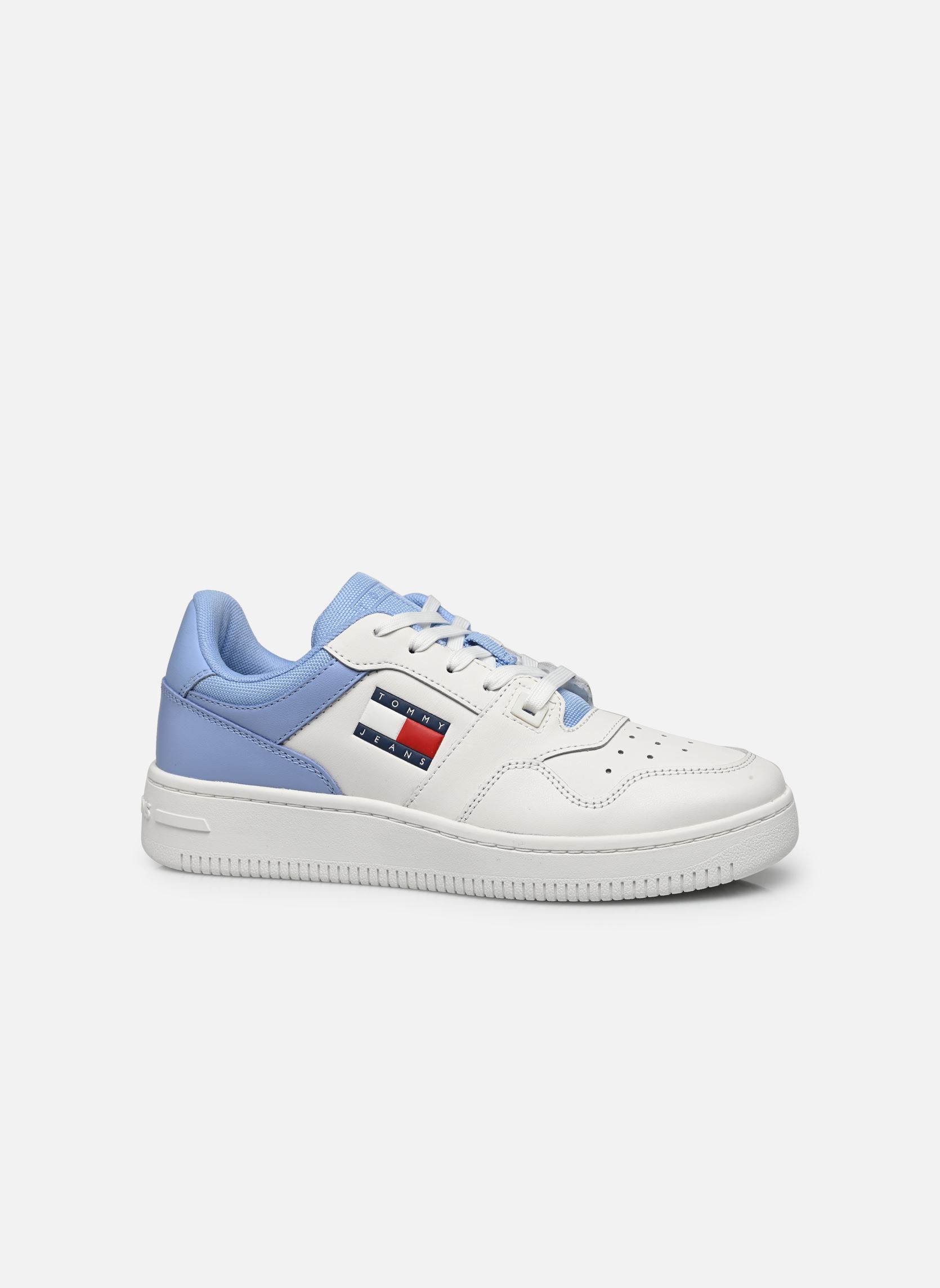 Sneaker TJW RETRO BASKET ESS damen blau Tommy Jeans Sneaker TJW RETRO BASKET ESS damen blau MODERATE BLUE