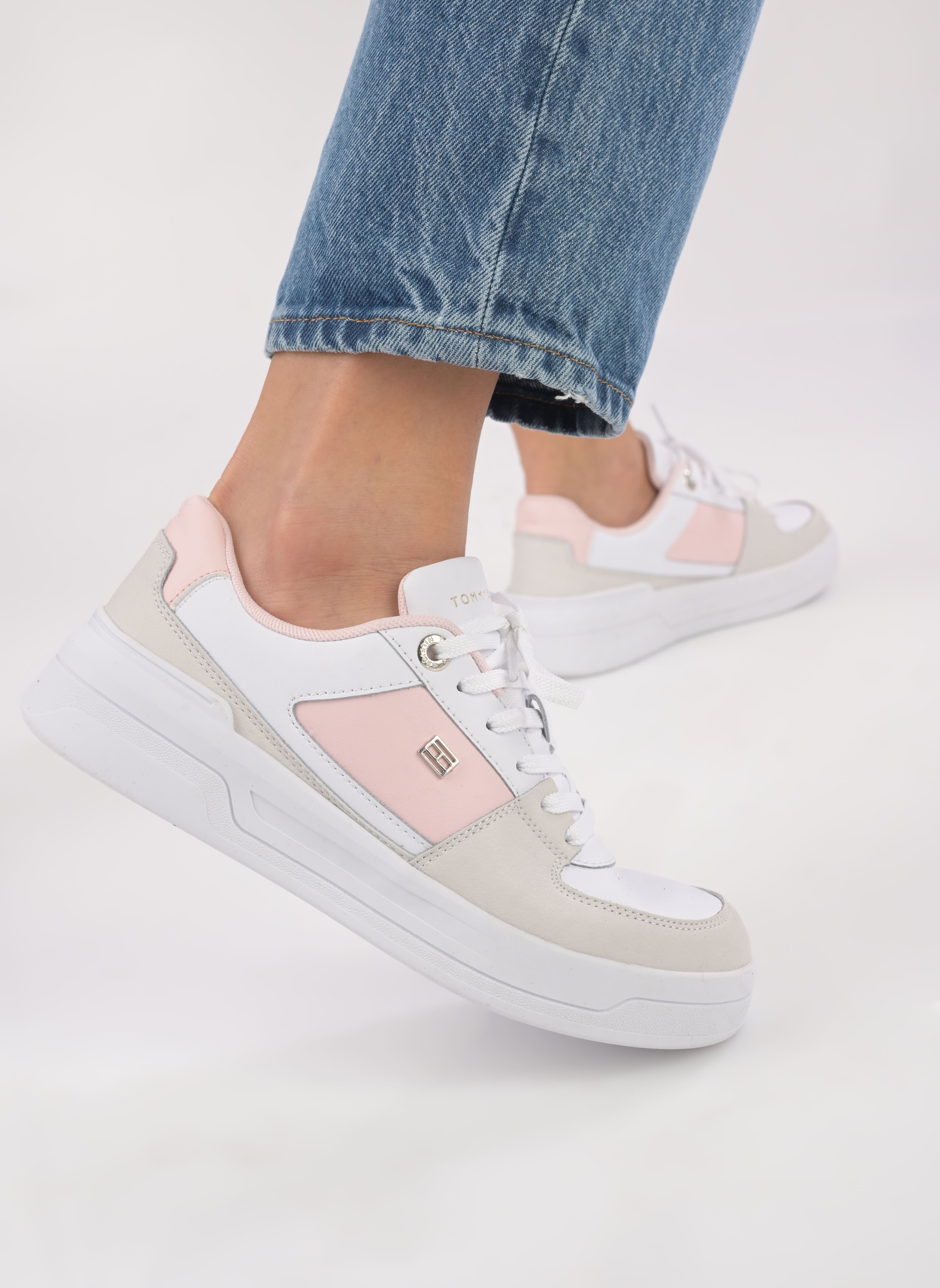Sneakers ESSENTIAL BASKET SNE donna rosa Tommy Hilfiger Sneakers ESSENTIAL BASKET SNE donna rosa WHIMSY PINK