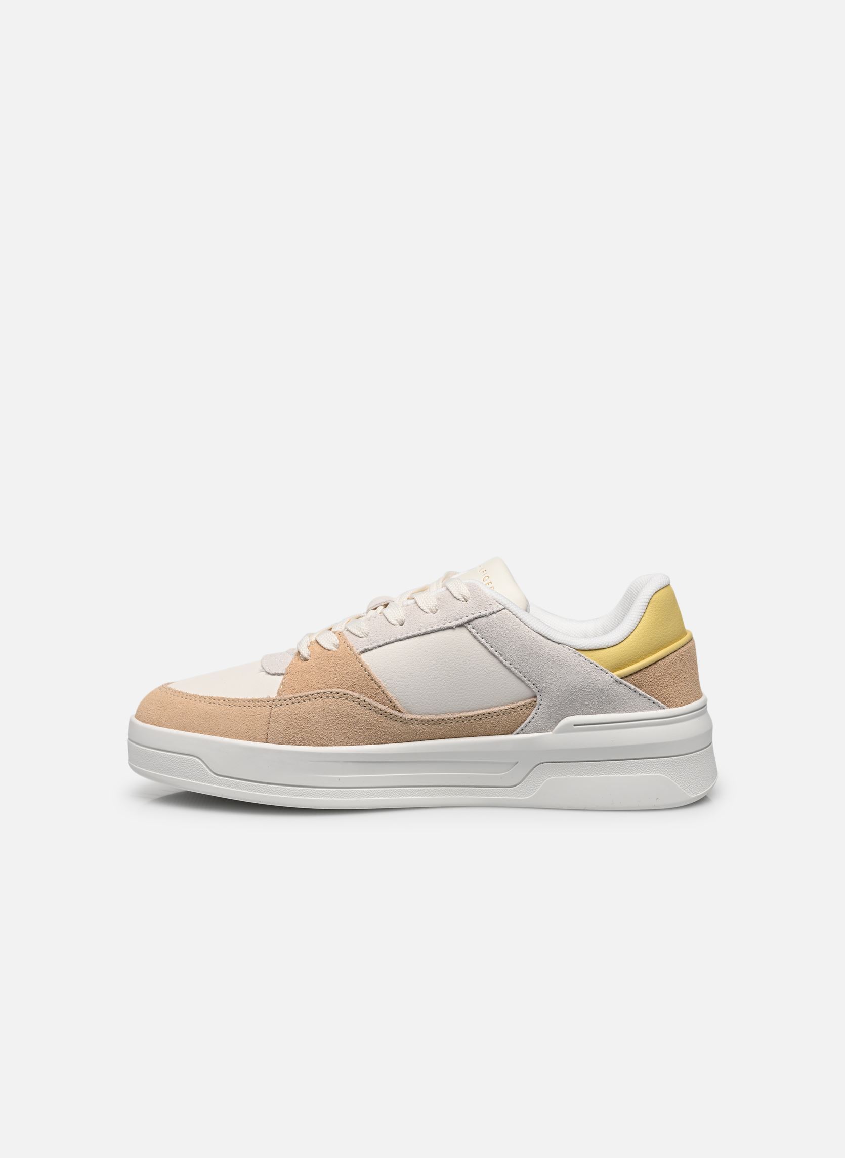 Sneaker ESSENTIAL BASKET SNE damen weiß Tommy Hilfiger Sneaker ESSENTIAL BASKET SNE damen weiß ANCIENT WHITE/CLAYED PEBBLE