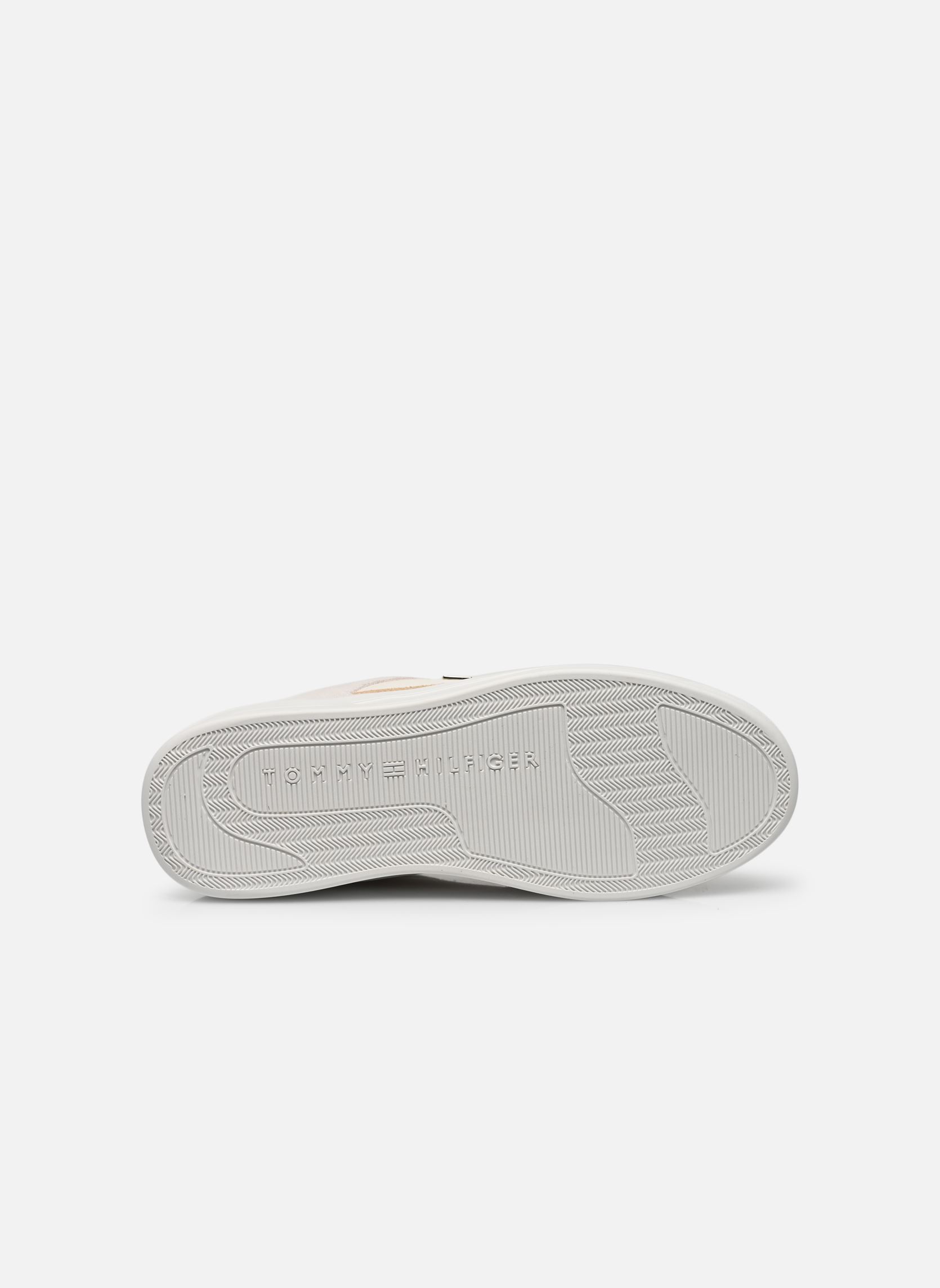 Sneaker ESSENTIAL BASKET SNE damen weiß Tommy Hilfiger Sneaker ESSENTIAL BASKET SNE damen weiß ANCIENT WHITE/CLAYED PEBBLE