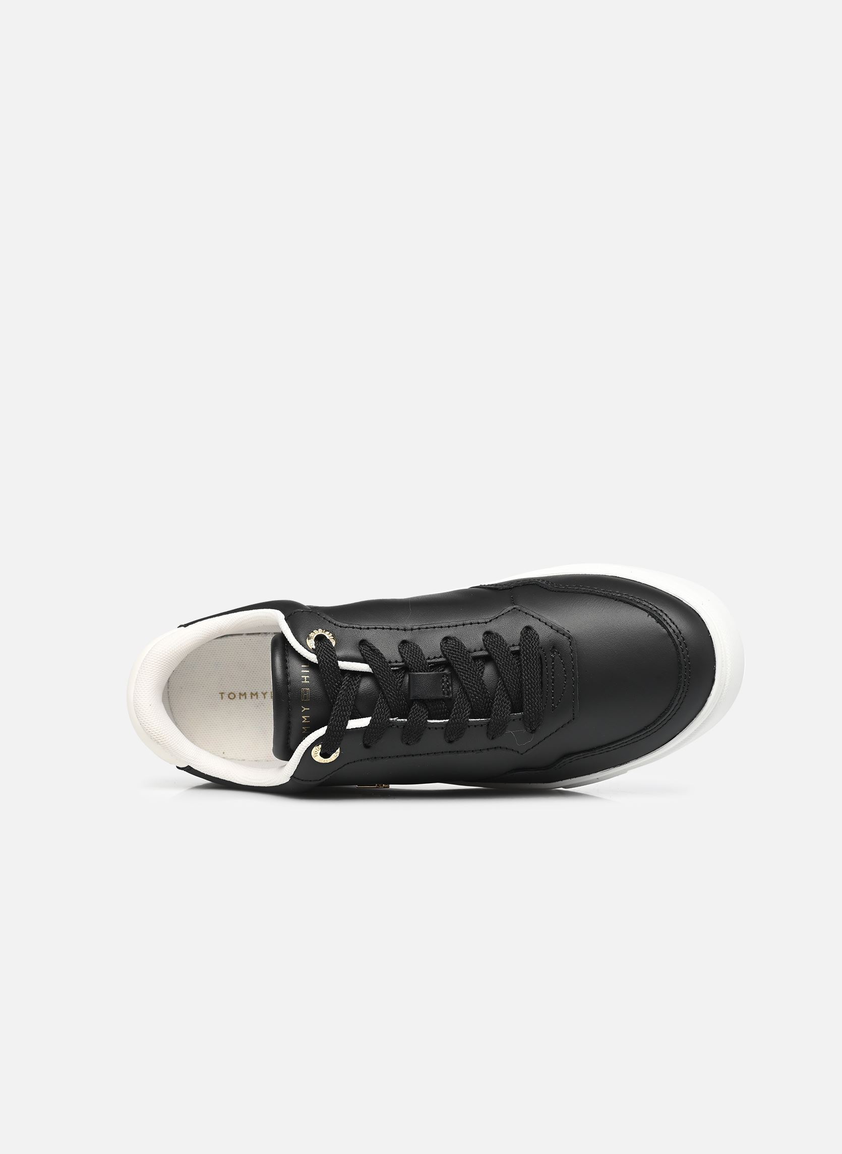 Baskets ESSENTIAL ELEVATED C femme noir Tommy Hilfiger Baskets ESSENTIAL ELEVATED C femme noir BLACK