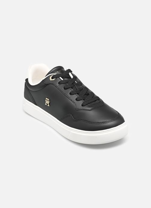 Tommy Hilfiger Baskets ESSENTIAL ELEVATED C femme noir