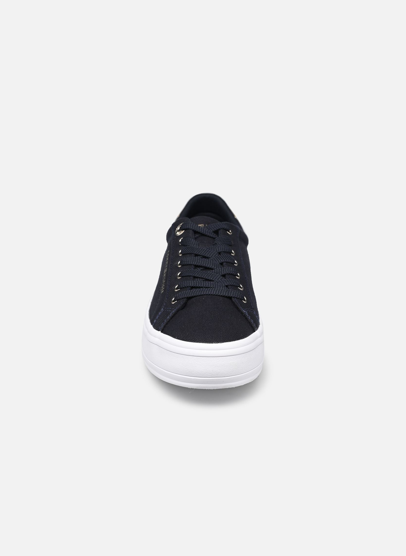 Sneaker ESSENTIAL VULC CANVA damen blau Tommy Hilfiger Sneaker ESSENTIAL VULC CANVA damen blau SPACE BLUE