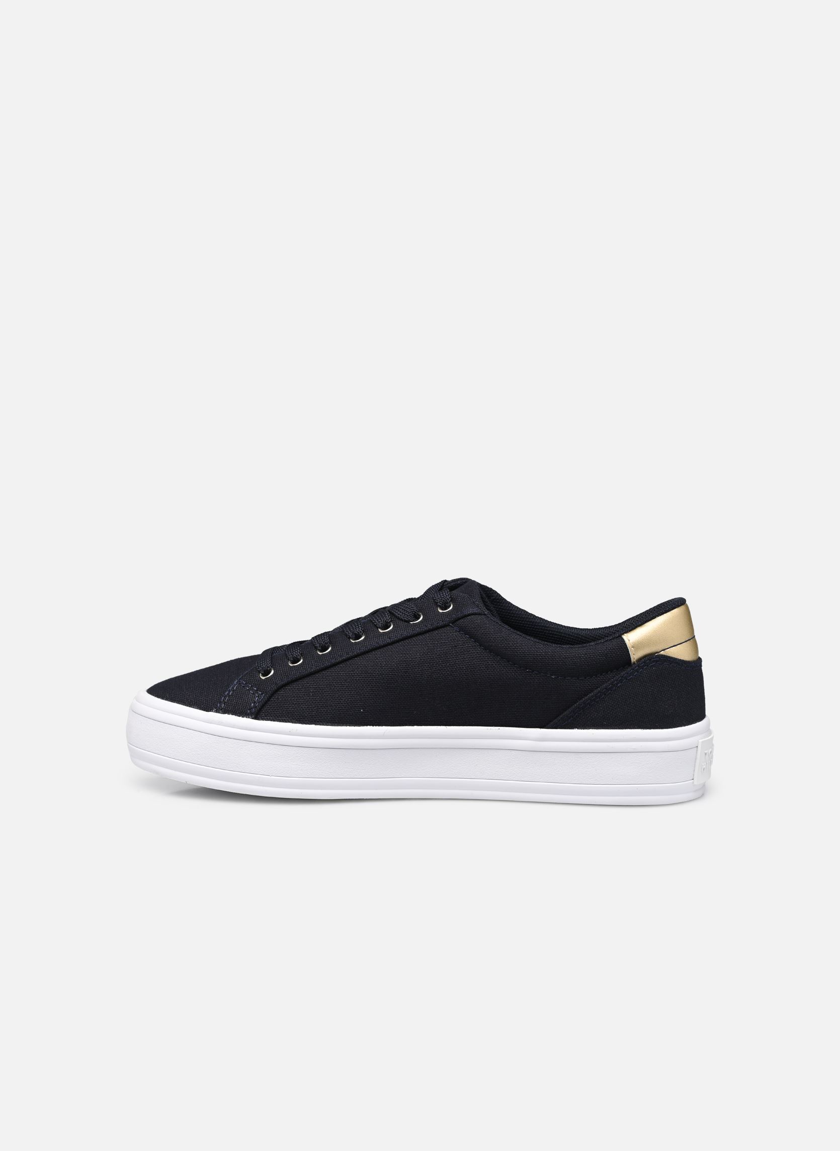Sneaker ESSENTIAL VULC CANVA damen blau Tommy Hilfiger Sneaker ESSENTIAL VULC CANVA damen blau SPACE BLUE