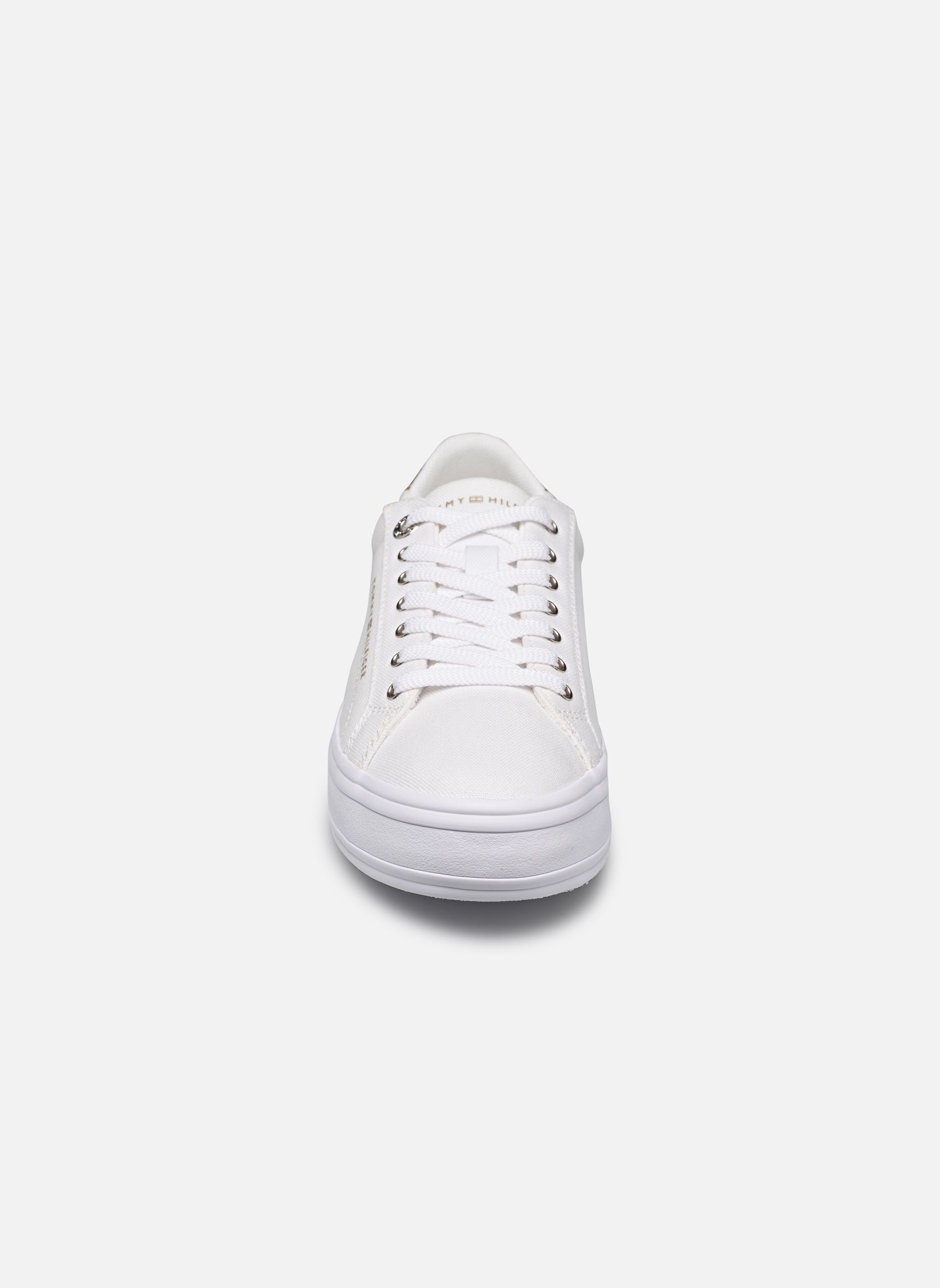 Sneakers ESSENTIAL VULC CANVA dames wit Tommy Hilfiger Sneakers ESSENTIAL VULC CANVA dames wit WHITE