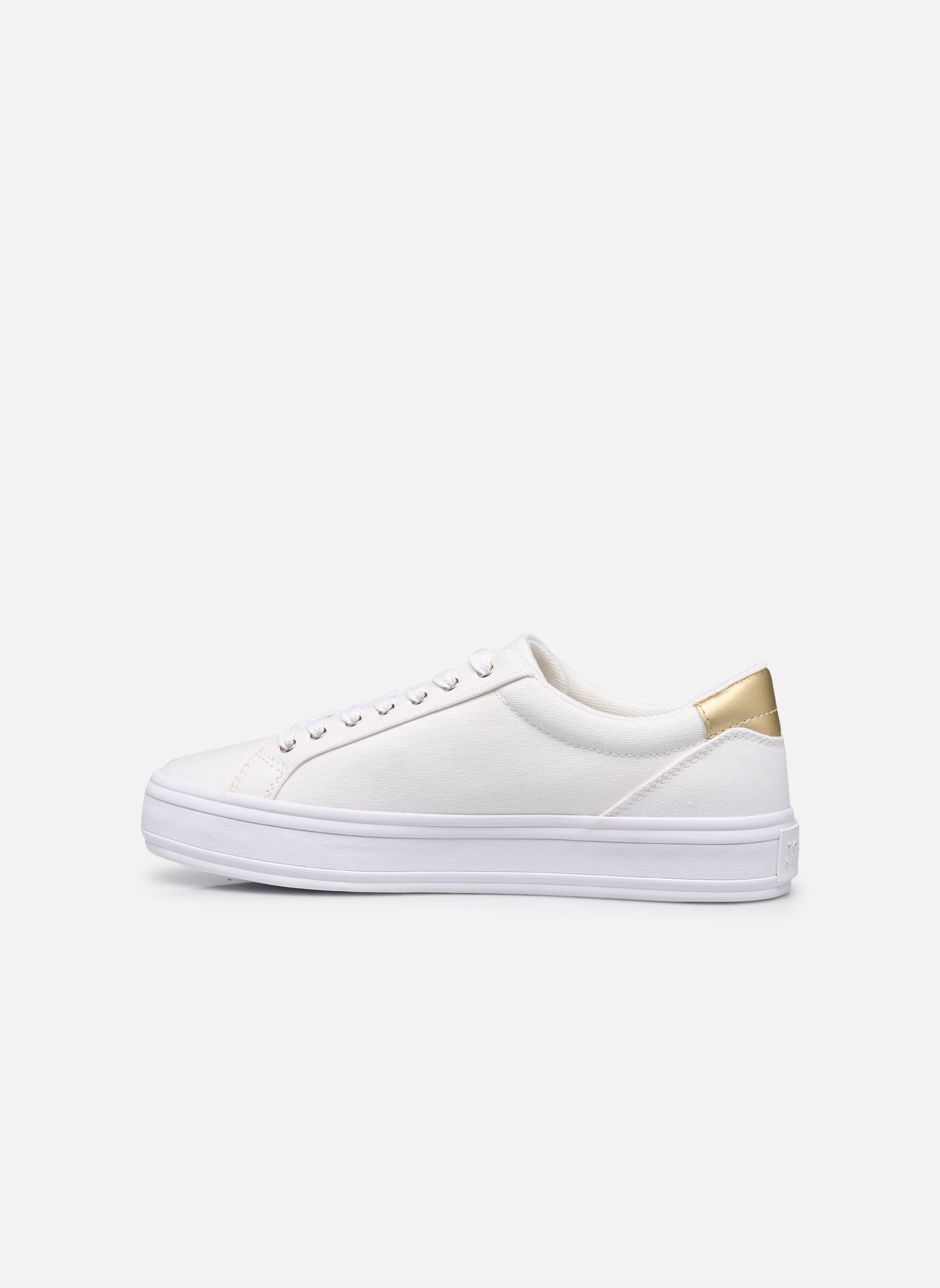 Sneakers ESSENTIAL VULC CANVA dames wit Tommy Hilfiger Sneakers ESSENTIAL VULC CANVA dames wit WHITE