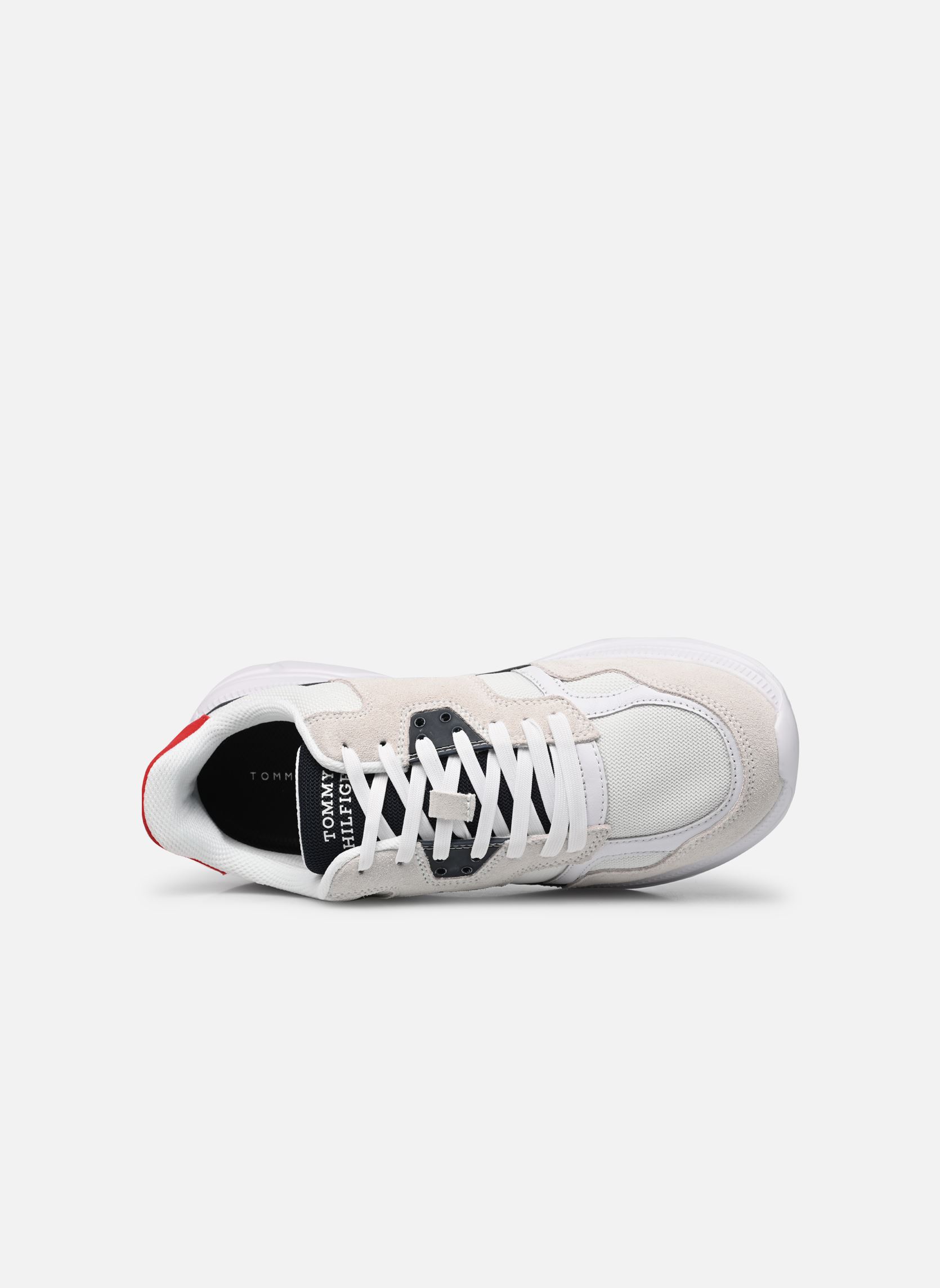 Sneaker MODERN RUNNER LTH MI herren weiß Tommy Hilfiger Sneaker MODERN RUNNER LTH MI herren weiß WHITE