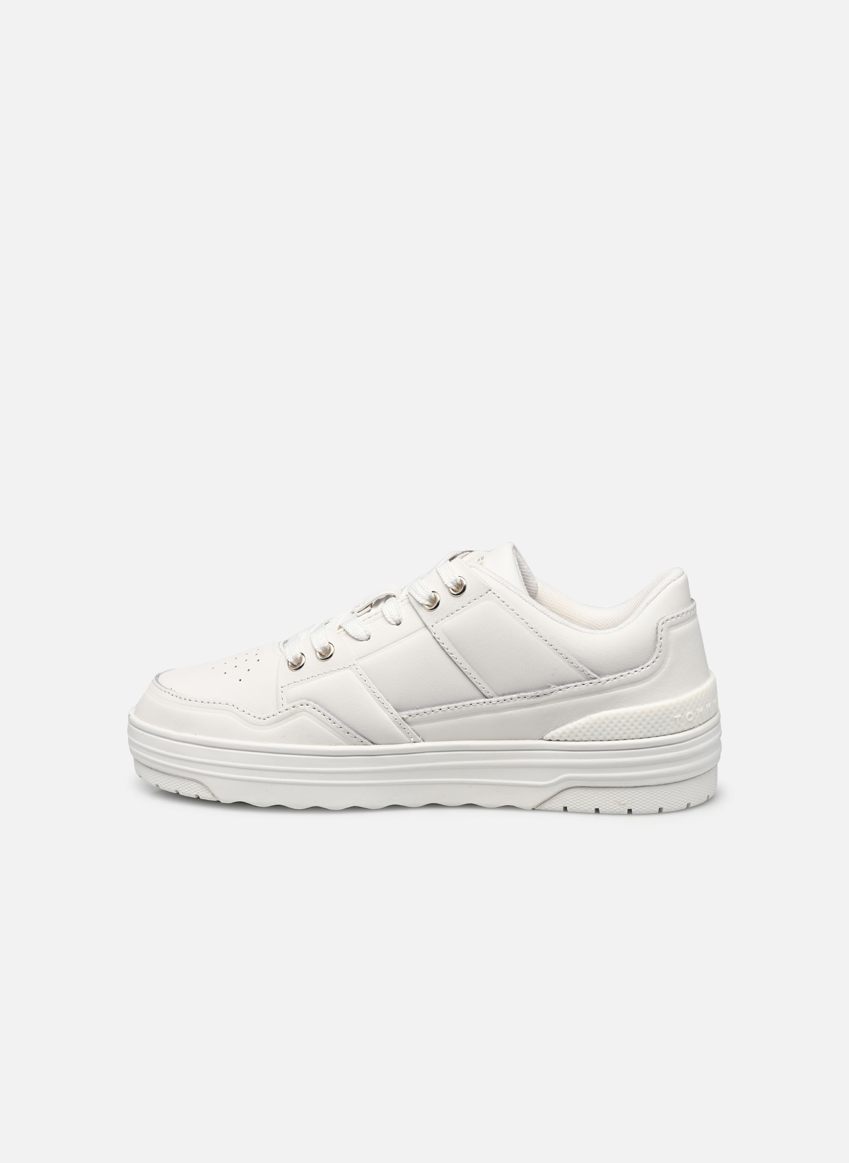 Sneakers TH BASKET SNEAKER LO dames wit Tommy Hilfiger Sneakers TH BASKET SNEAKER LO dames wit ECRU