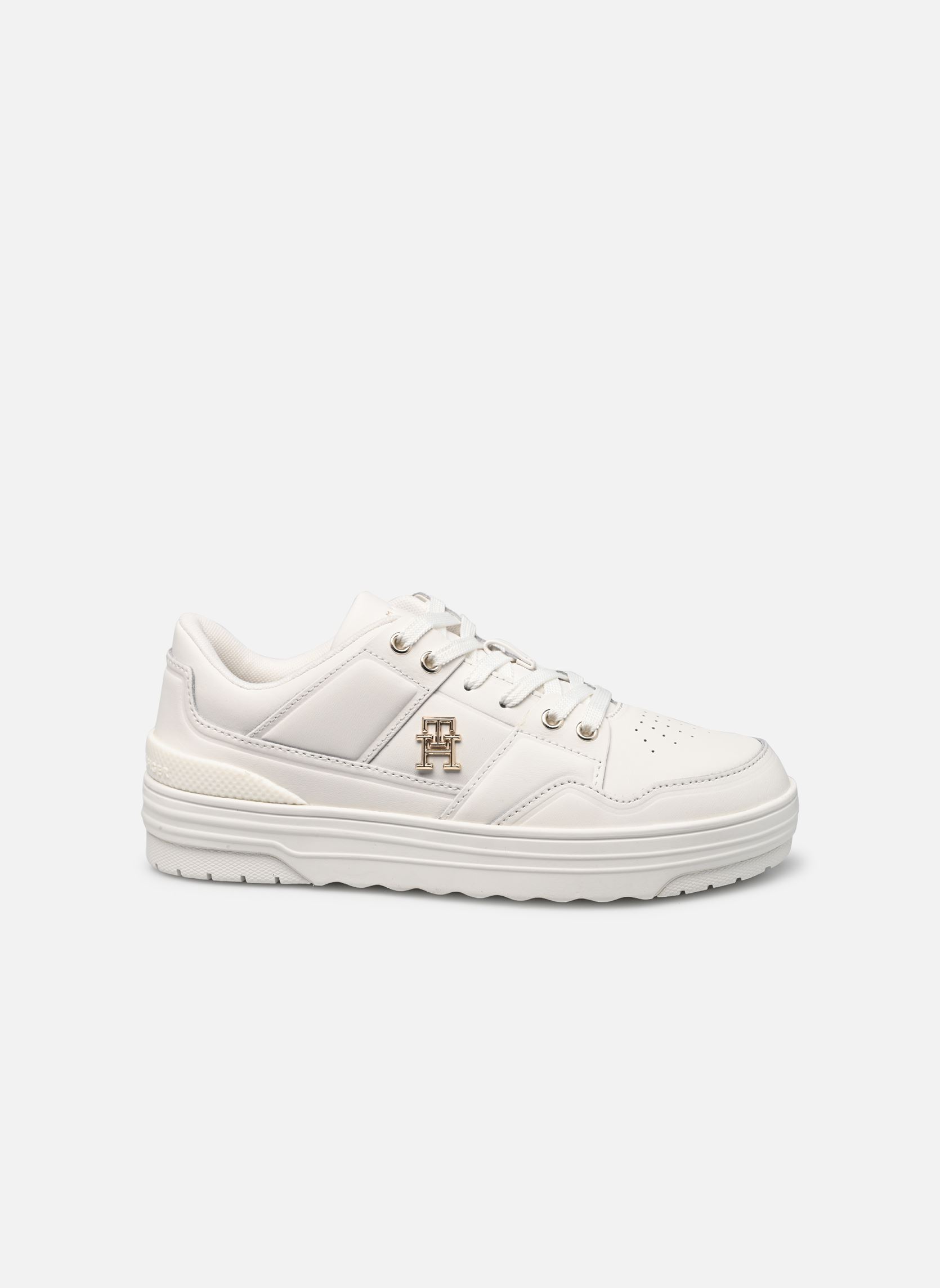 Sneakers TH BASKET SNEAKER LO dames wit Tommy Hilfiger Sneakers TH BASKET SNEAKER LO dames wit ECRU