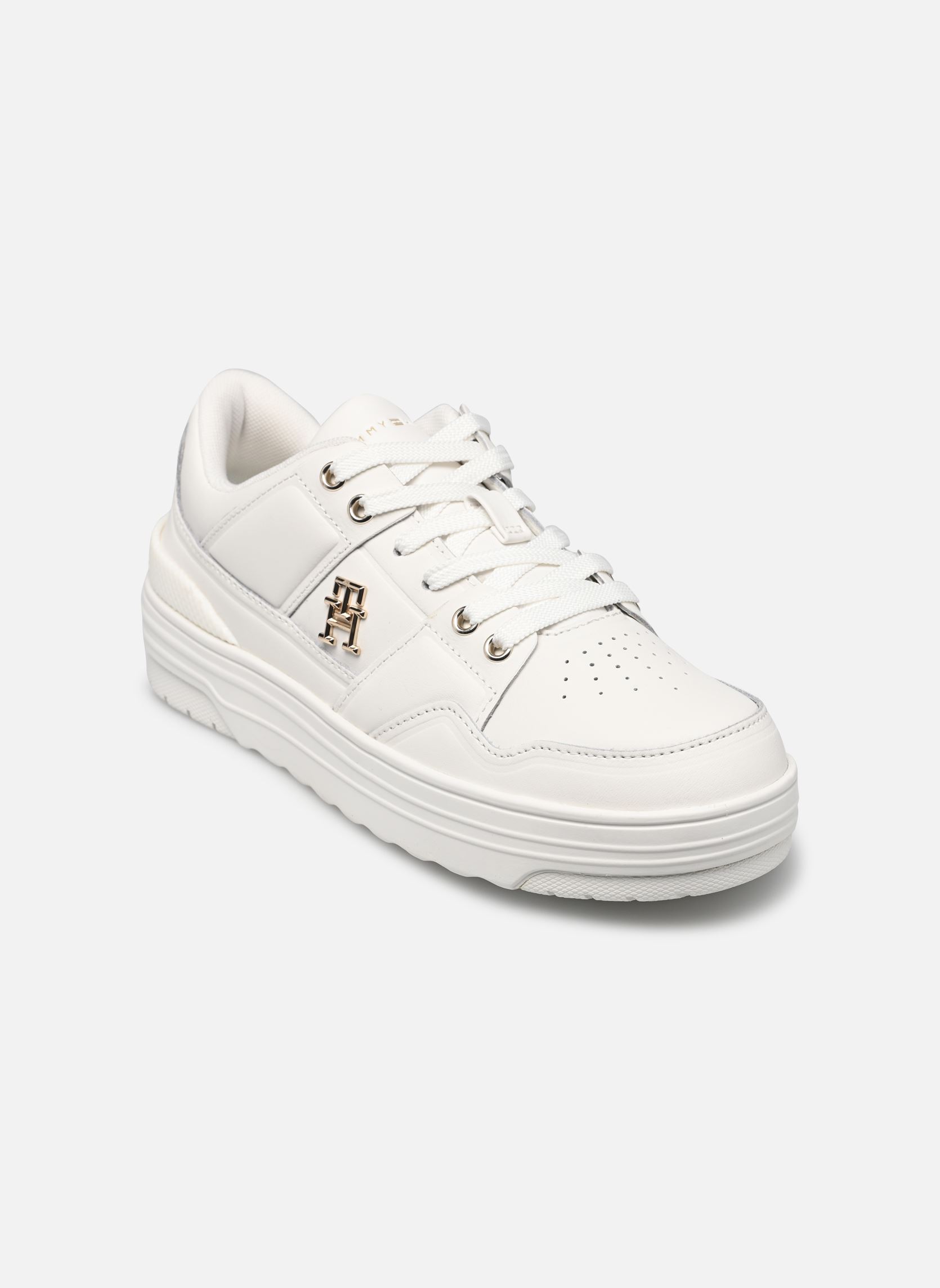 Baskets Tommy Hilfiger TH BASKET SNEAKER LO pour Femme Baskets Tommy Hilfiger TH BASKET SNEAKER LO pour Femme