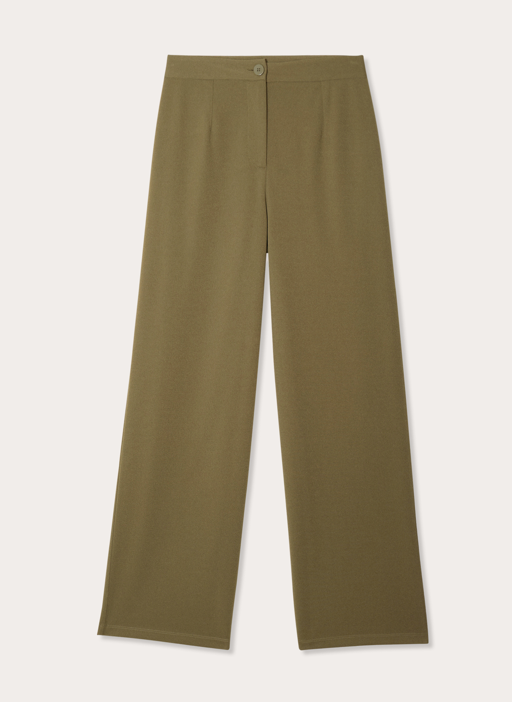 Pantalons droit CITYWIDEFEEL femme vert Cache Cache Pantalons droit CITYWIDEFEEL femme vert Kaki