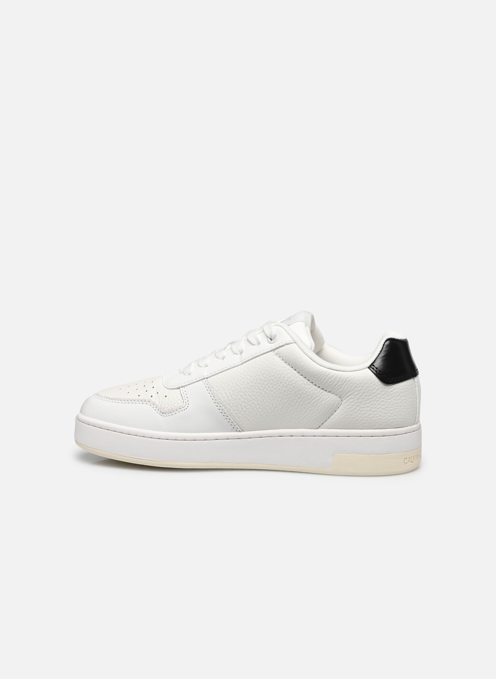 Baskets BASKET CUPSOLE LOW M femme blanc Calvin Klein Baskets BASKET CUPSOLE LOW M femme blanc BRIGHT WHITE/BLACK