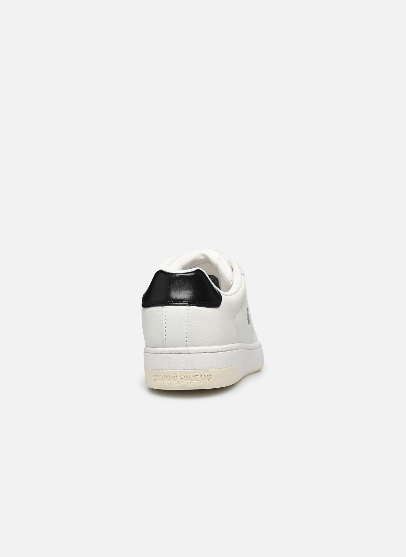 Baskets BASKET CUPSOLE LOW M femme blanc Calvin Klein Baskets BASKET CUPSOLE LOW M femme blanc BRIGHT WHITE/BLACK