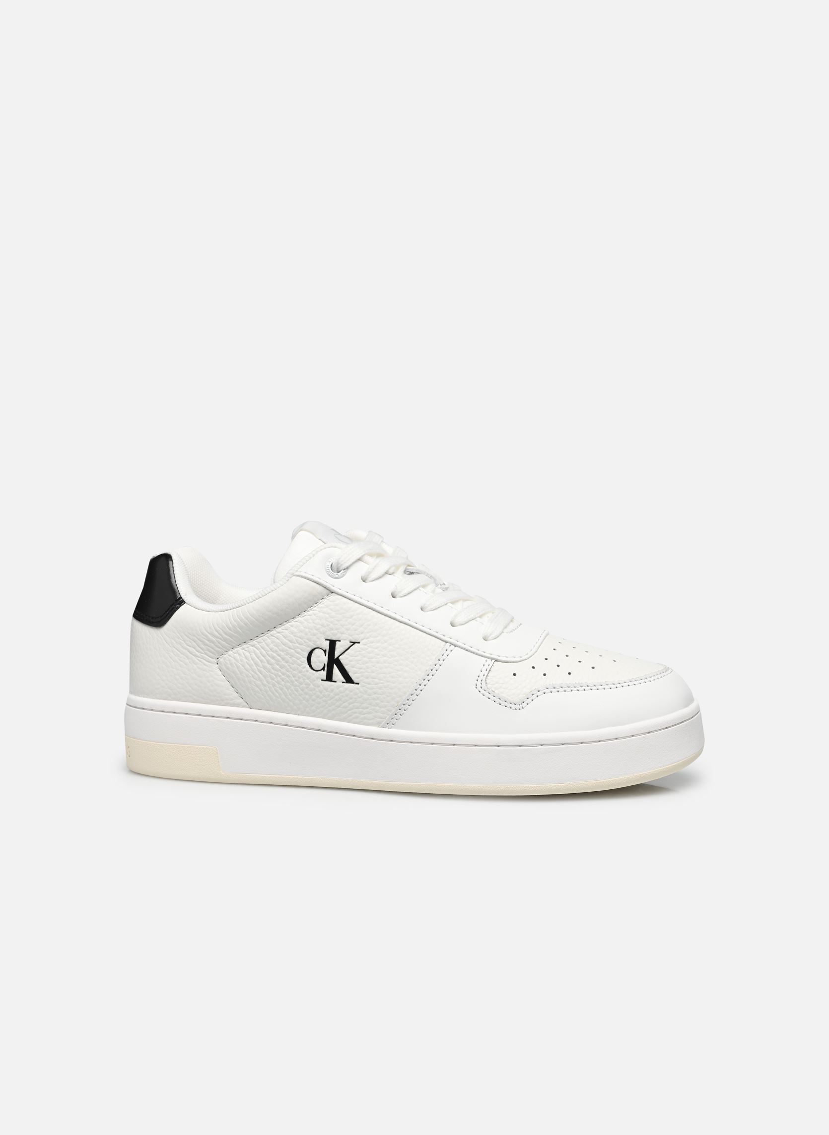 Baskets BASKET CUPSOLE LOW M femme blanc Calvin Klein Baskets BASKET CUPSOLE LOW M femme blanc BRIGHT WHITE/BLACK