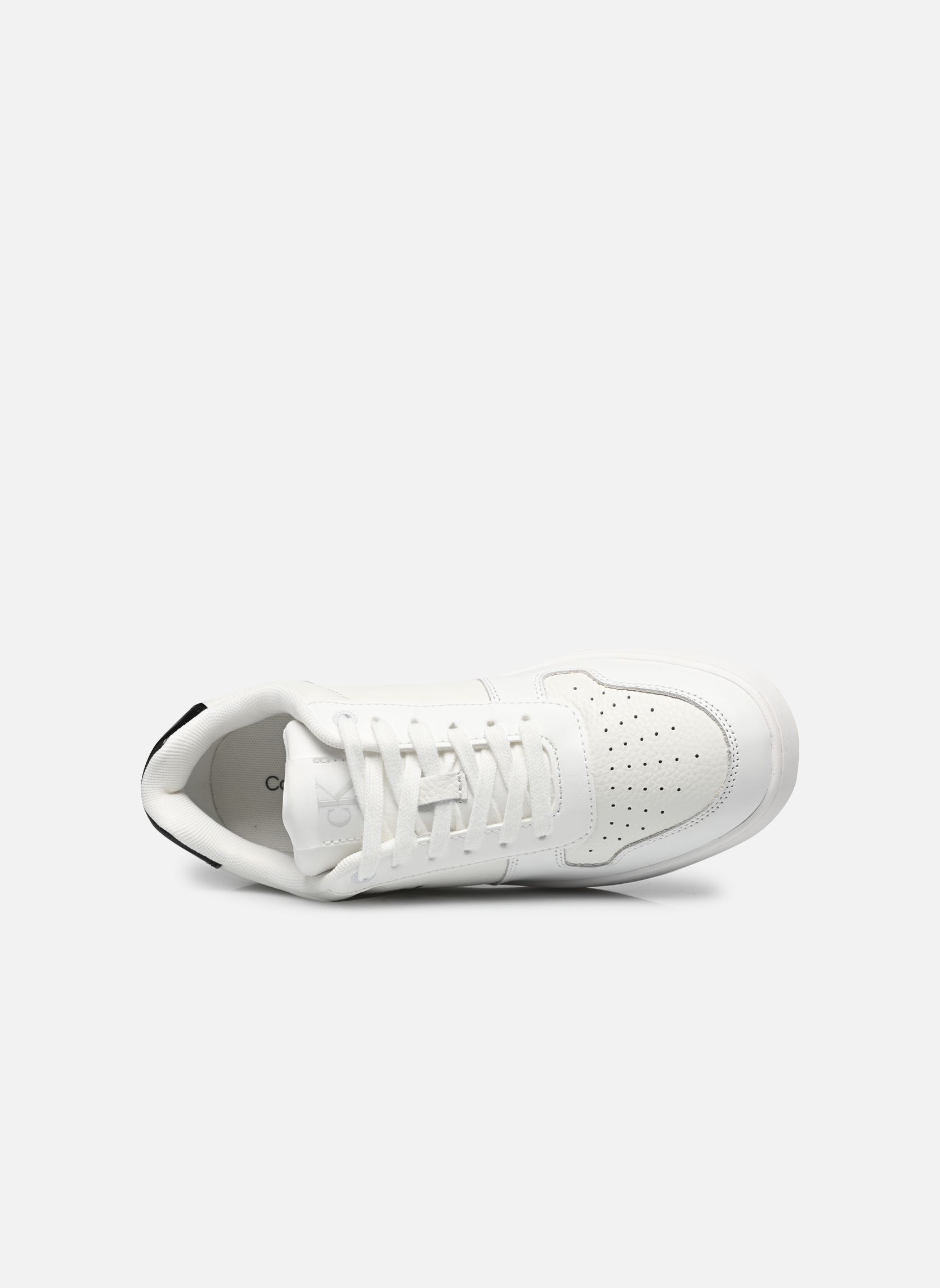 Baskets BASKET CUPSOLE LOW M femme blanc Calvin Klein Baskets BASKET CUPSOLE LOW M femme blanc BRIGHT WHITE/BLACK