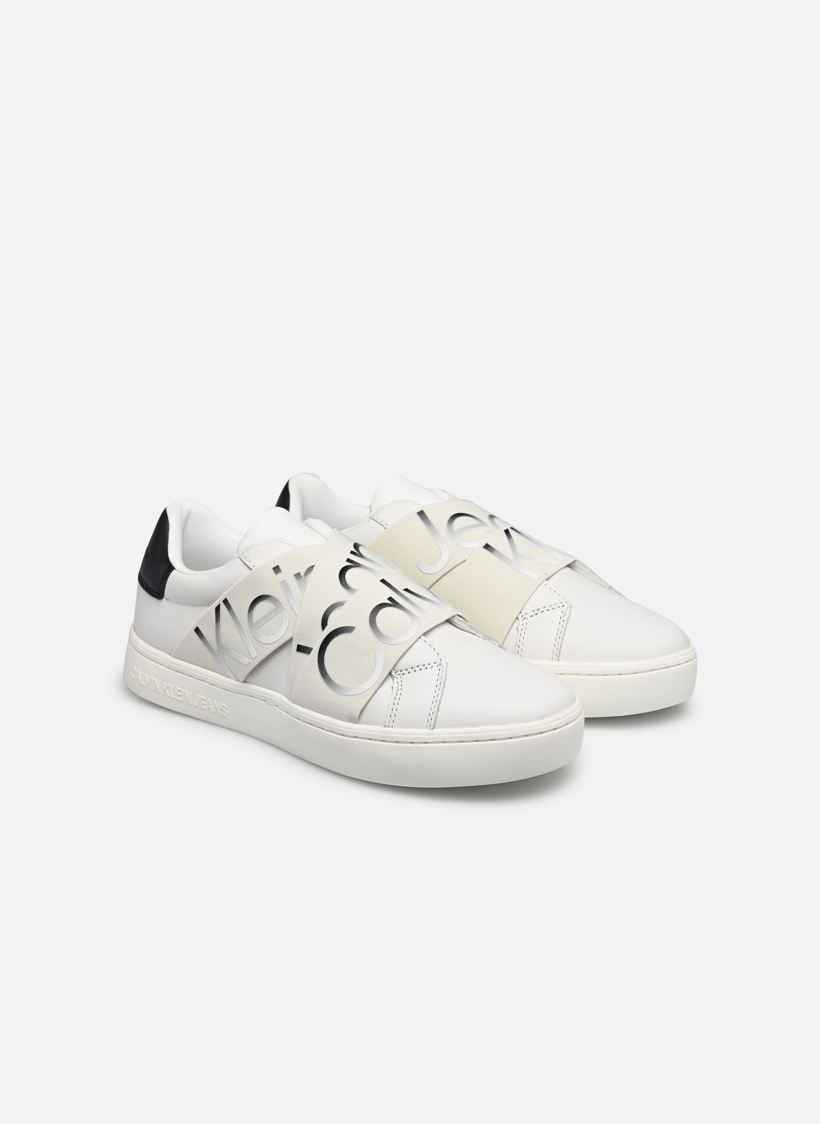 Baskets CLASSIC CUPSOLE ELAS femme blanc Calvin Klein Baskets CLASSIC CUPSOLE ELAS femme blanc BRIGHT WHITE/CREAMY WHITE/BLAC