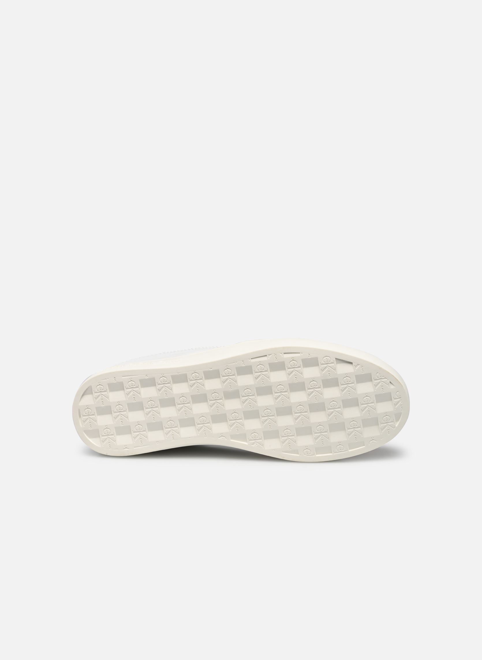 Sneakers CLASSIC CUPSOLE LOW dames wit Calvin Klein Sneakers CLASSIC CUPSOLE LOW dames wit BRIGHT WHITE/APRICOT ICE