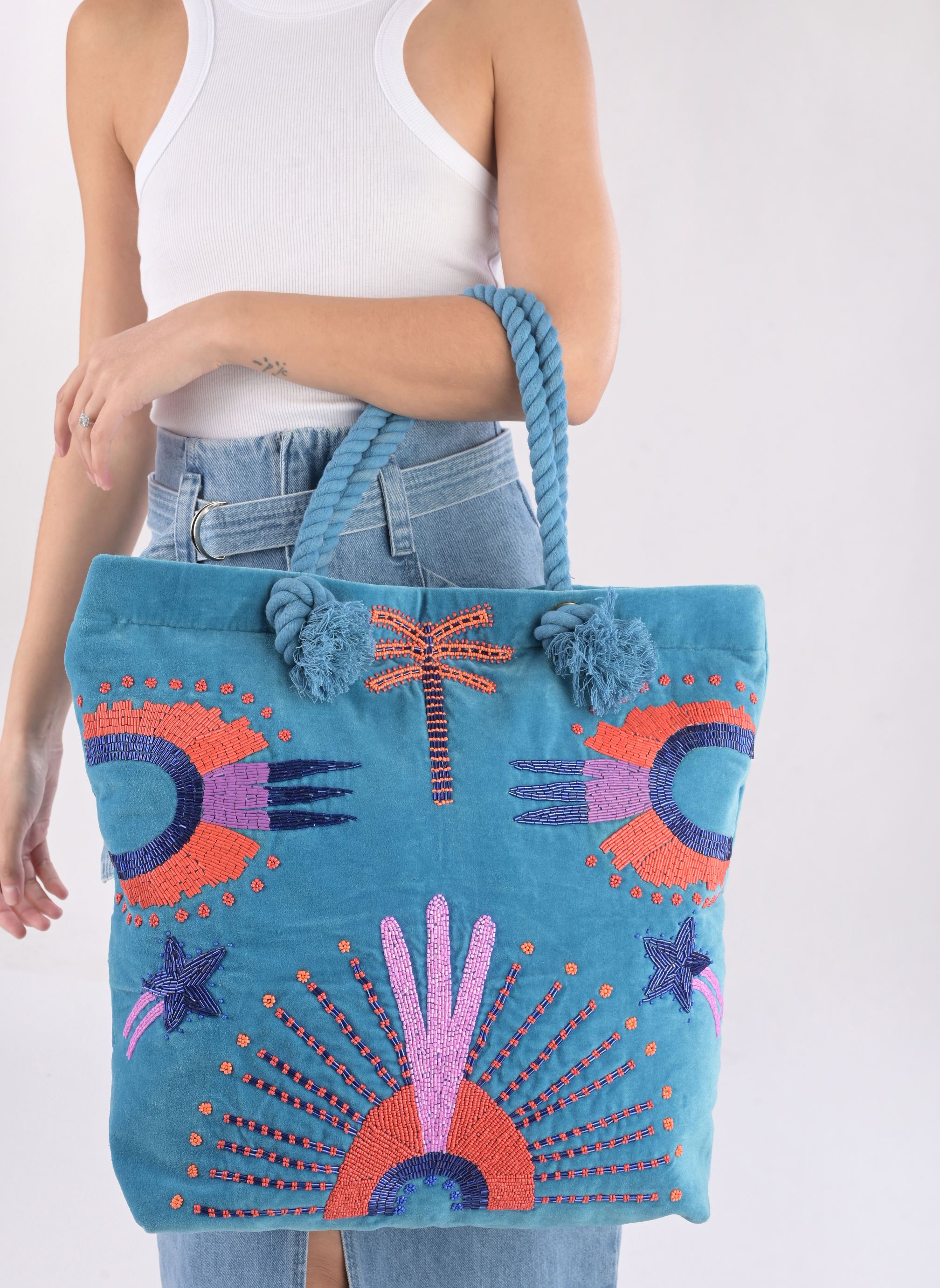 Cabas Gassy femme bleu Wild Cabas Gassy femme bleu Bleu