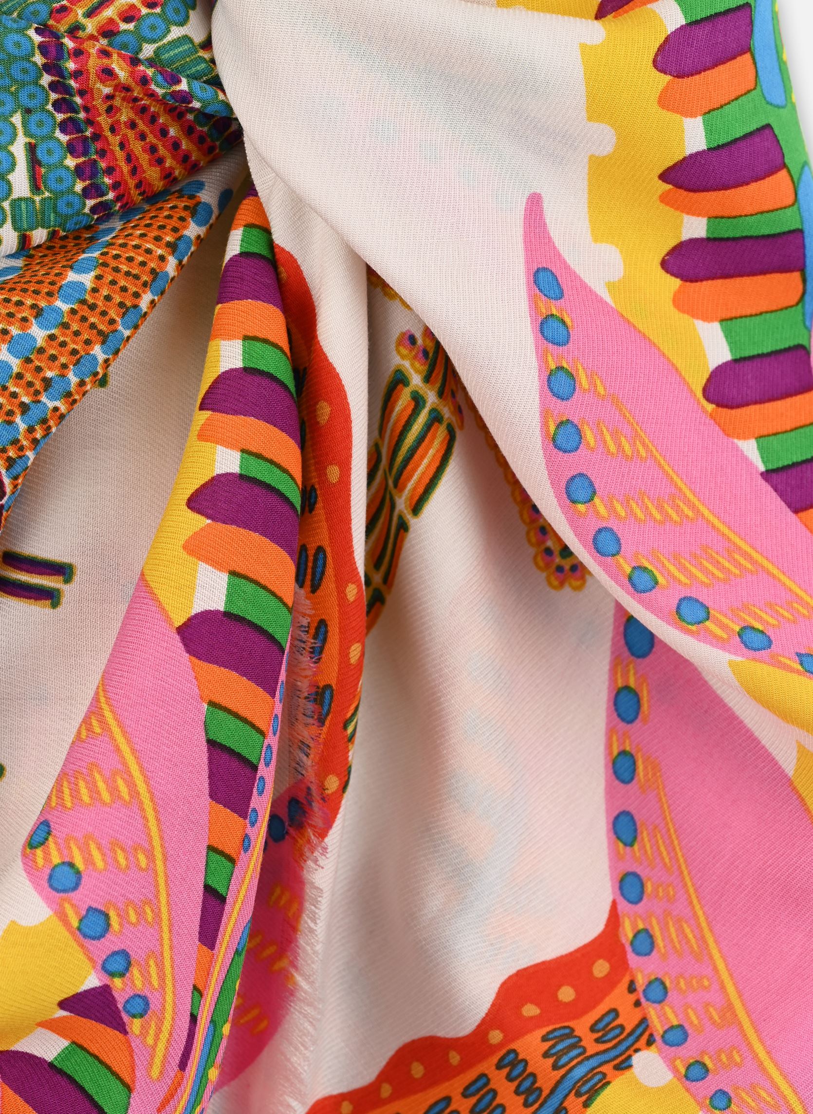 Foulards Wakiza Big femme rose Wild Foulards Wakiza Big femme rose WAKIZA-BIG CREME