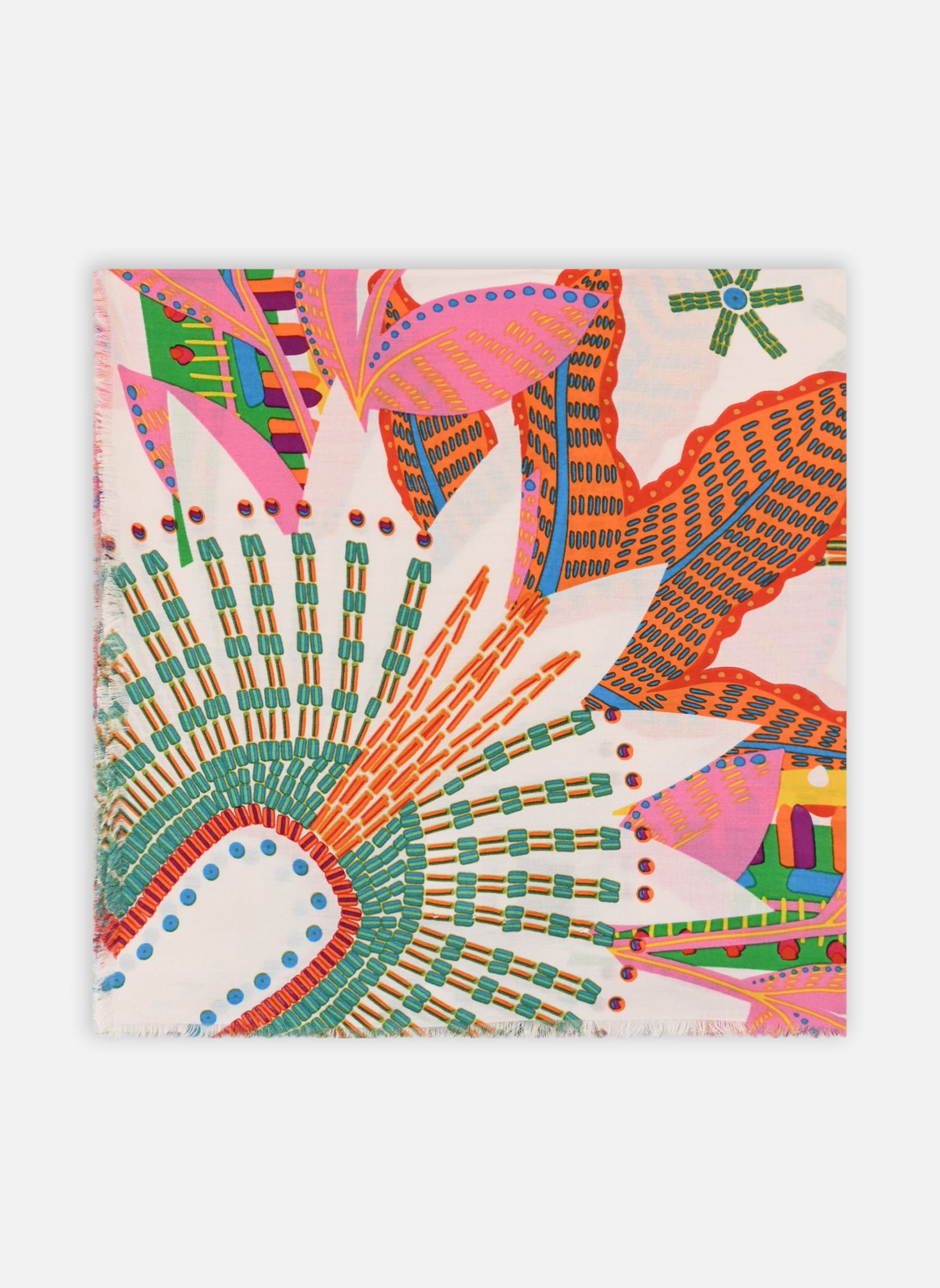 Foulards Wakiza Big femme rose Wild Foulards Wakiza Big femme rose WAKIZA-BIG CREME