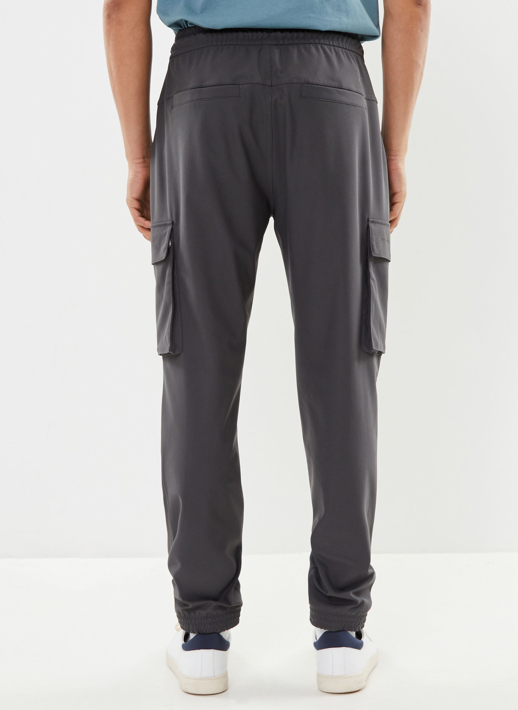 Chino-Hosen Technical Logo Repea pant herren grau Calvin Klein Jeans Chino-Hosen Technical Logo Repea pant herren grau GREY