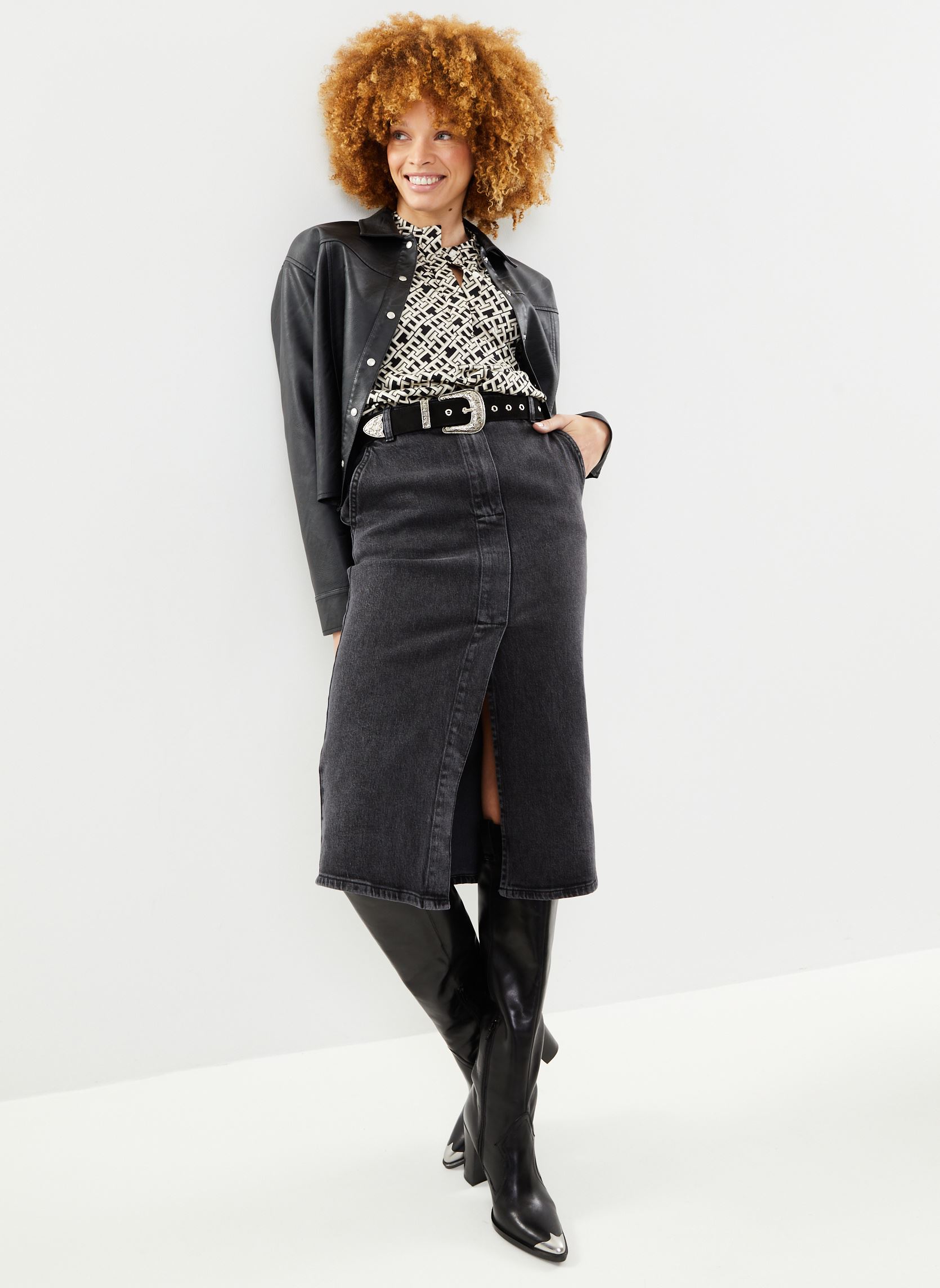 Blousons Faux Leather Relaxed femme noir Calvin Klein Jeans Blousons Faux Leather Relaxed femme noir BLACK