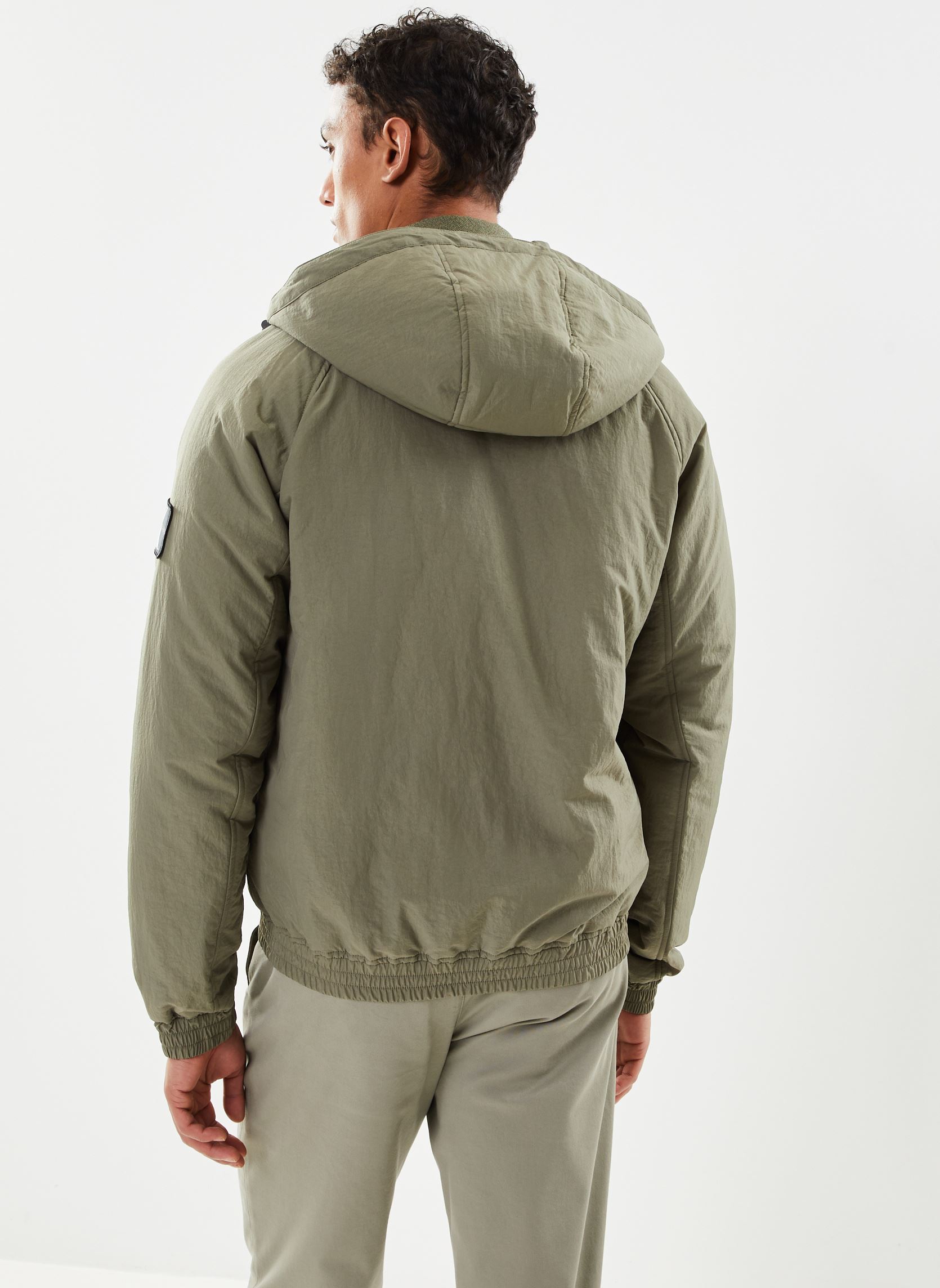 Bomberjacken Hooded Padded Harrin herren grün Calvin Klein Jeans Bomberjacken Hooded Padded Harrin herren grün GREEN