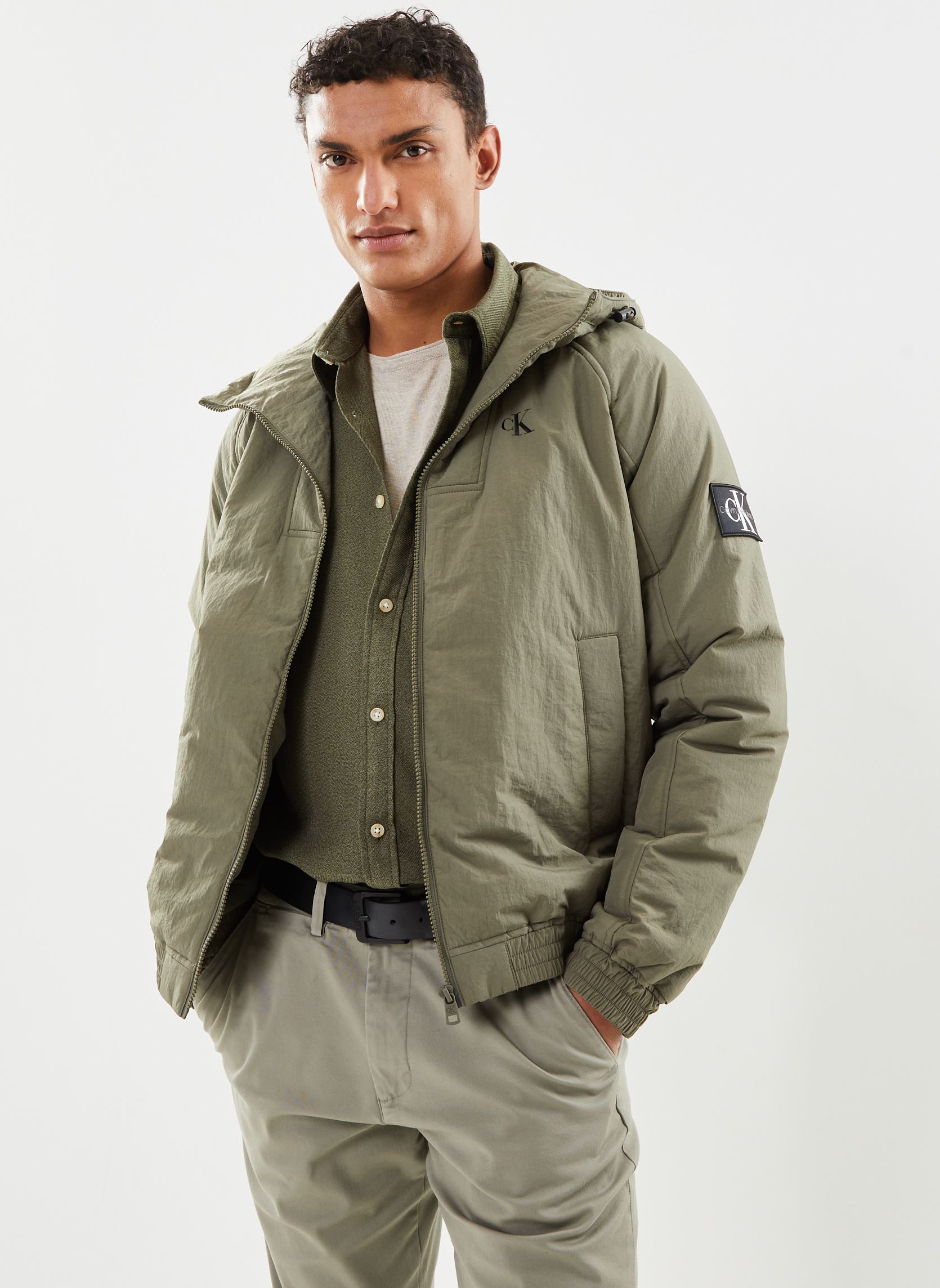 Vêtements Calvin Klein Jeans Hooded Padded Harrin pour Accessoires