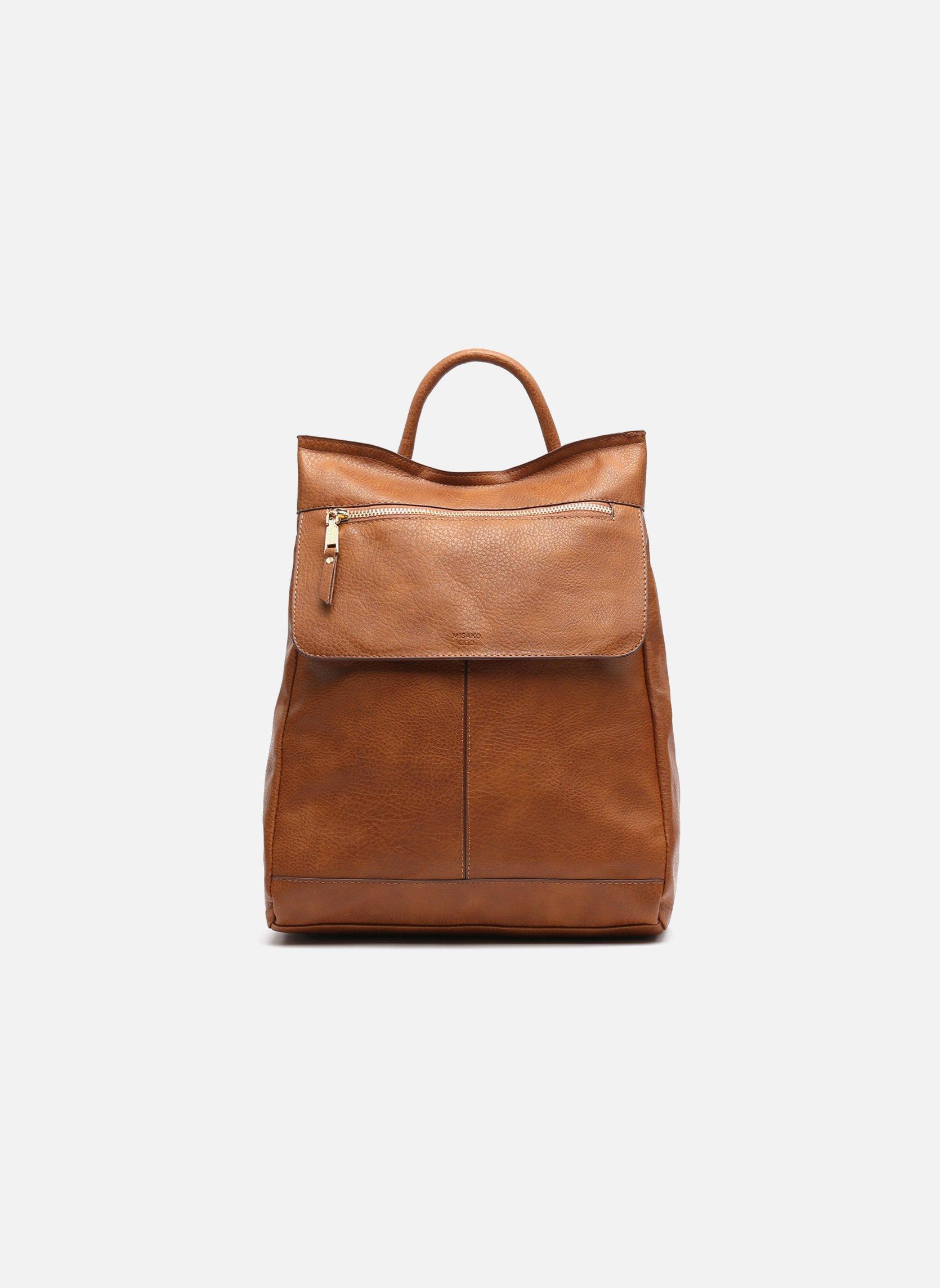 Sacs à dos Sac à dos Femme Damier Black femme marron Misako Sacs à dos Sac à dos Femme Damier Black femme marron Marron clair