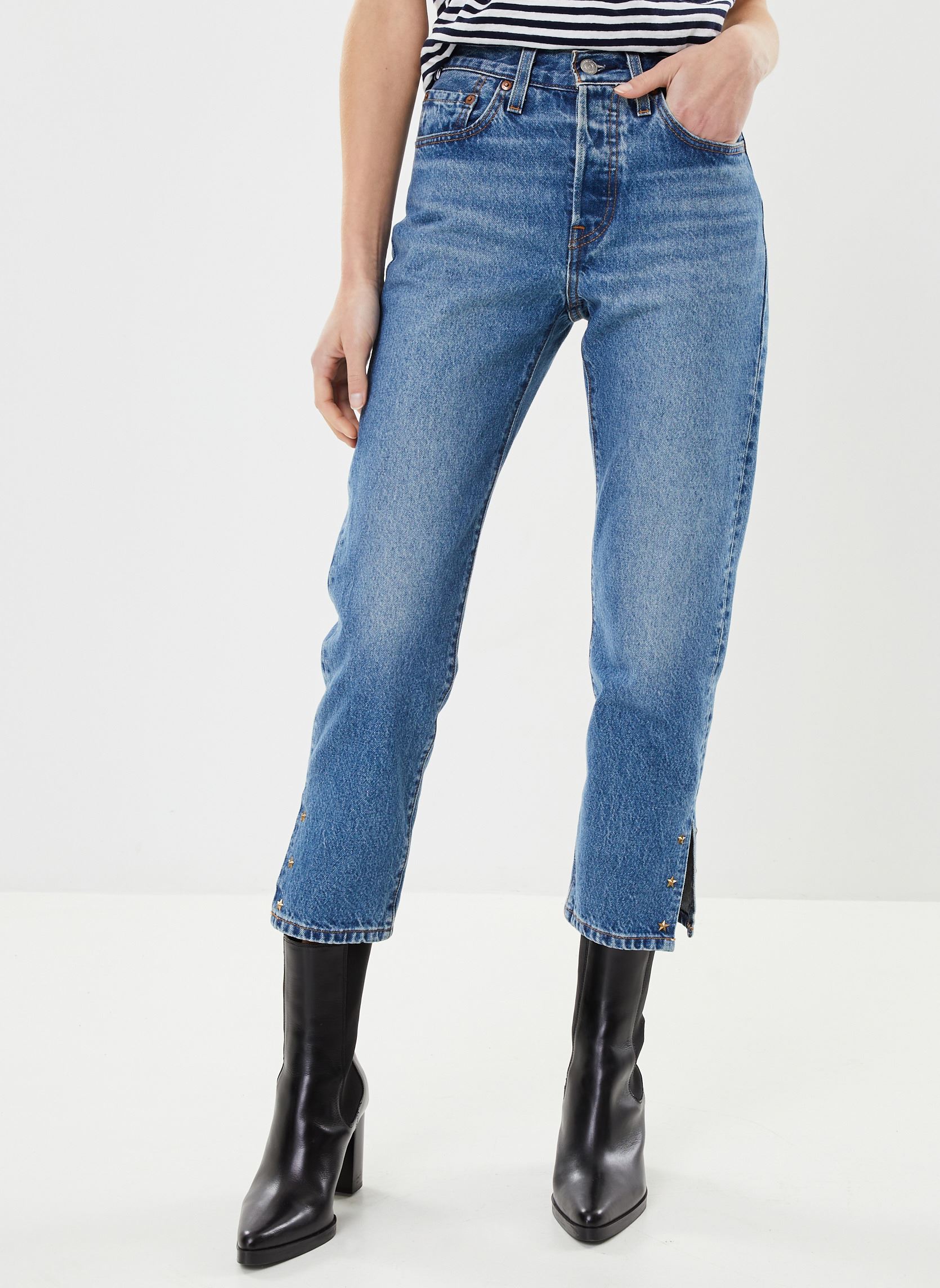 Jeans boyfriend Levis US 25 / - vue 9