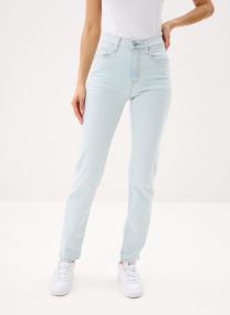 Vaqueros de corte holgado 724 High Rise Straight mujer negro