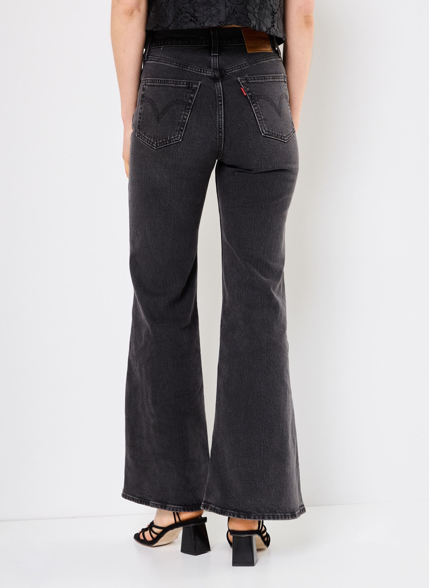Flared jeans Ribcage Bells dames zwart Levi's Flared jeans Ribcage Bells dames zwart ON THE TOWN NO CRACKLE